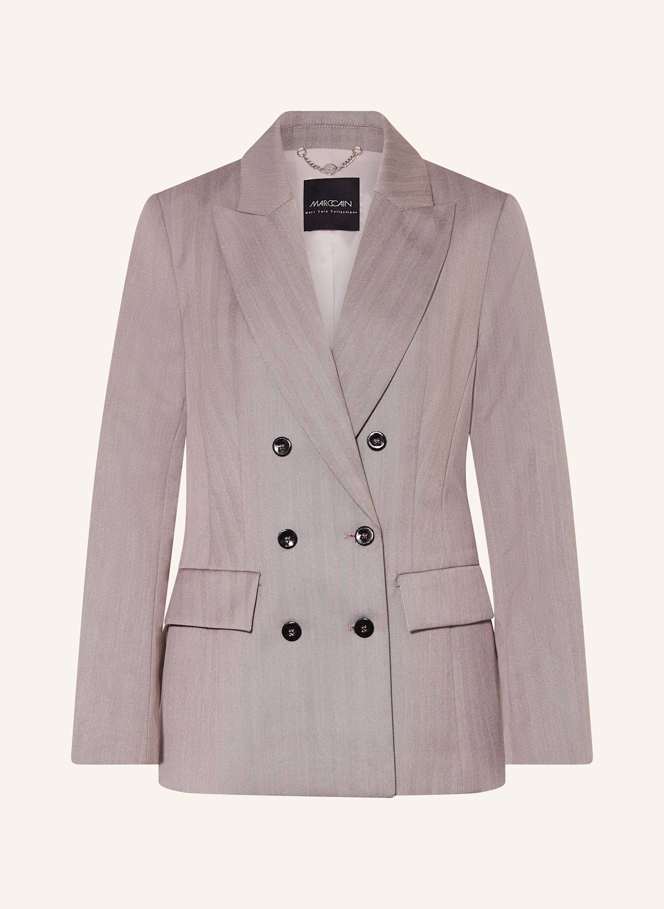 MARC CAIN Blazer: 702 light desert taupe