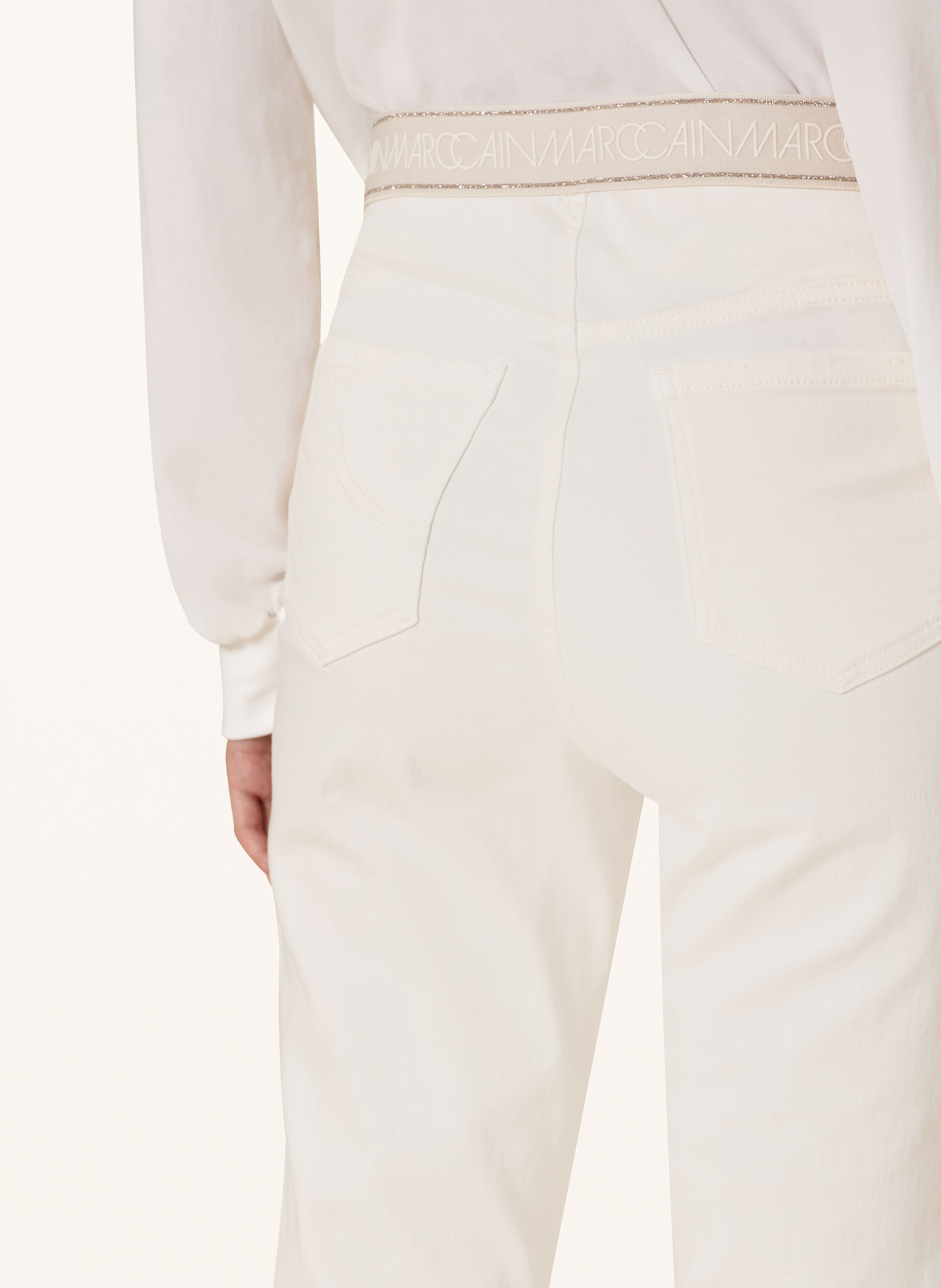 MARC CAIN Jeansy SIENA: 112 bright ecru
