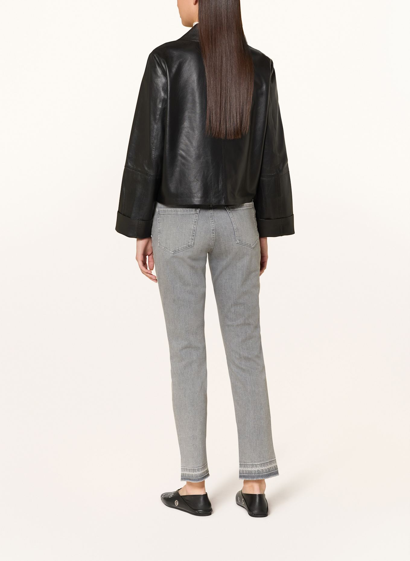 MARC CAIN Jeans SILEA mit Schmucksteinen: 820 GREY