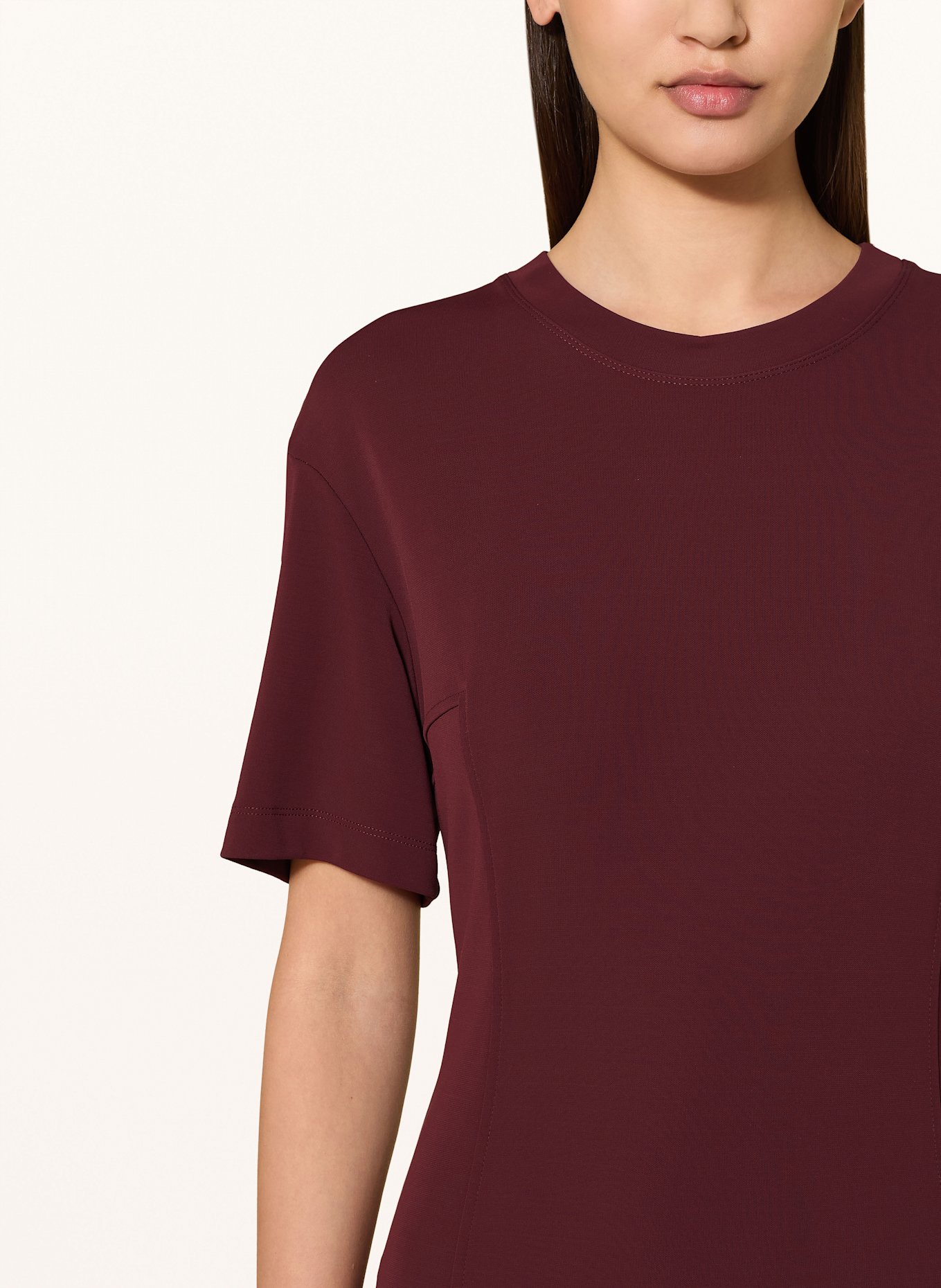 MARC CAIN Jerseykleid: 294 bright maroon