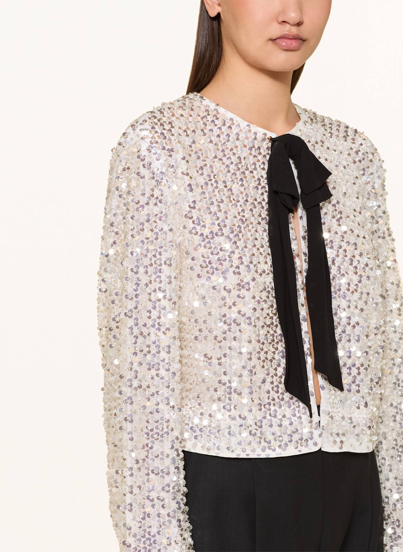 MARC CAIN Kastenjacke mit Pailletten: 110 off