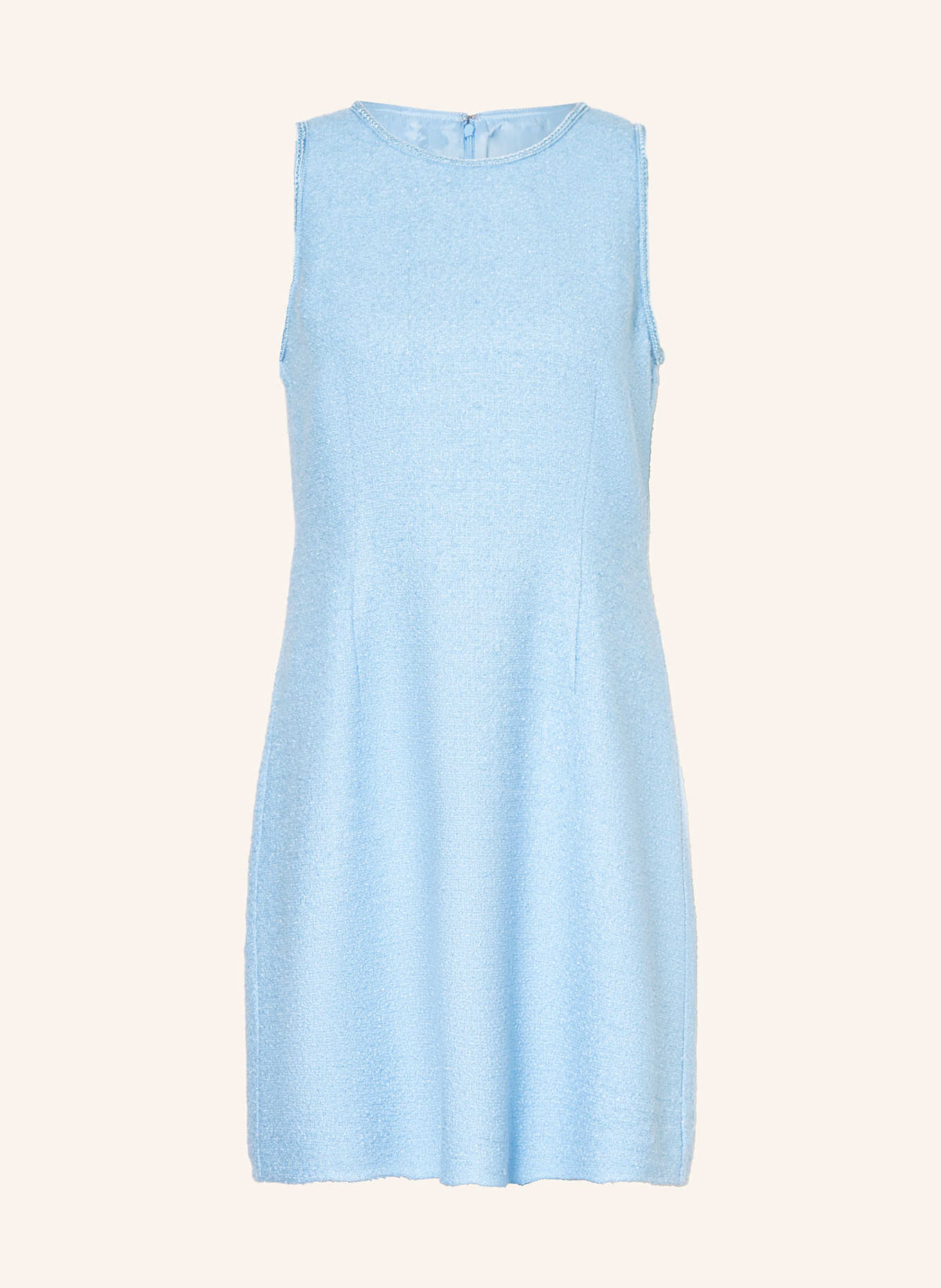 MARC CAIN Etuikleid aus Bouclé mit Glitzergarn: 326 brilliant blue