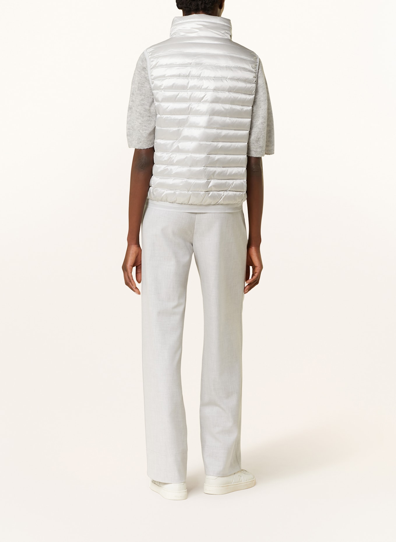 MARC CAIN Lekka puchowa kamizelka: 803 silver cloud