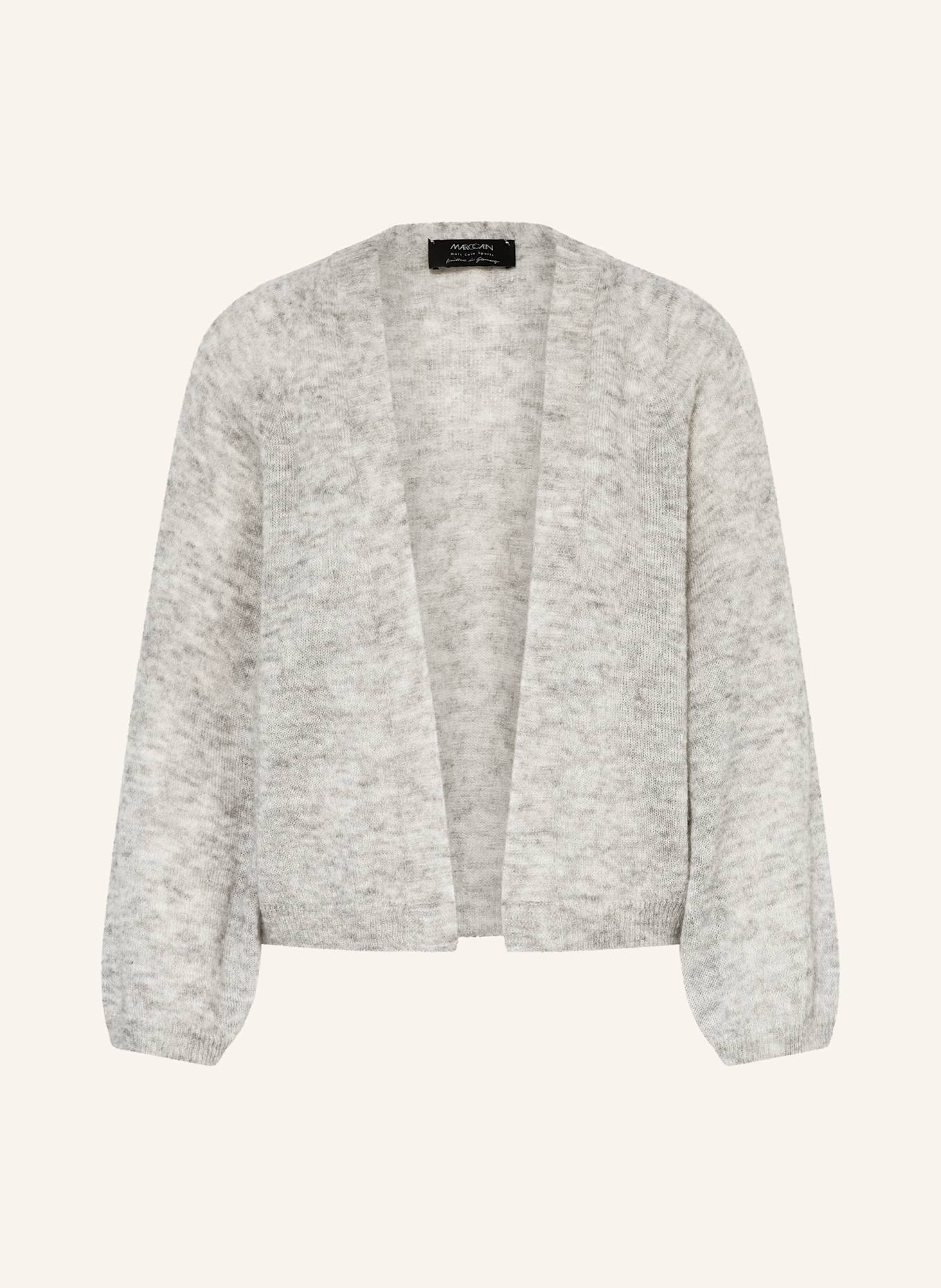 MARC CAIN Strickhülle mit Alpaka: 810 silver grey