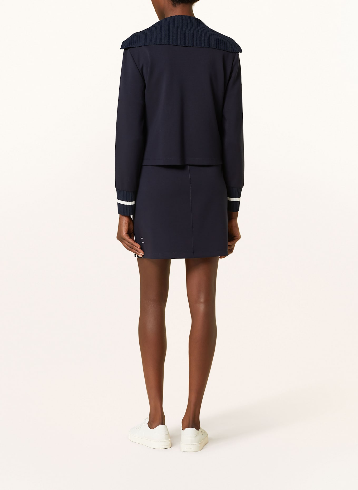 MARC CAIN Sukně ze směsi materiálů: 394 navy