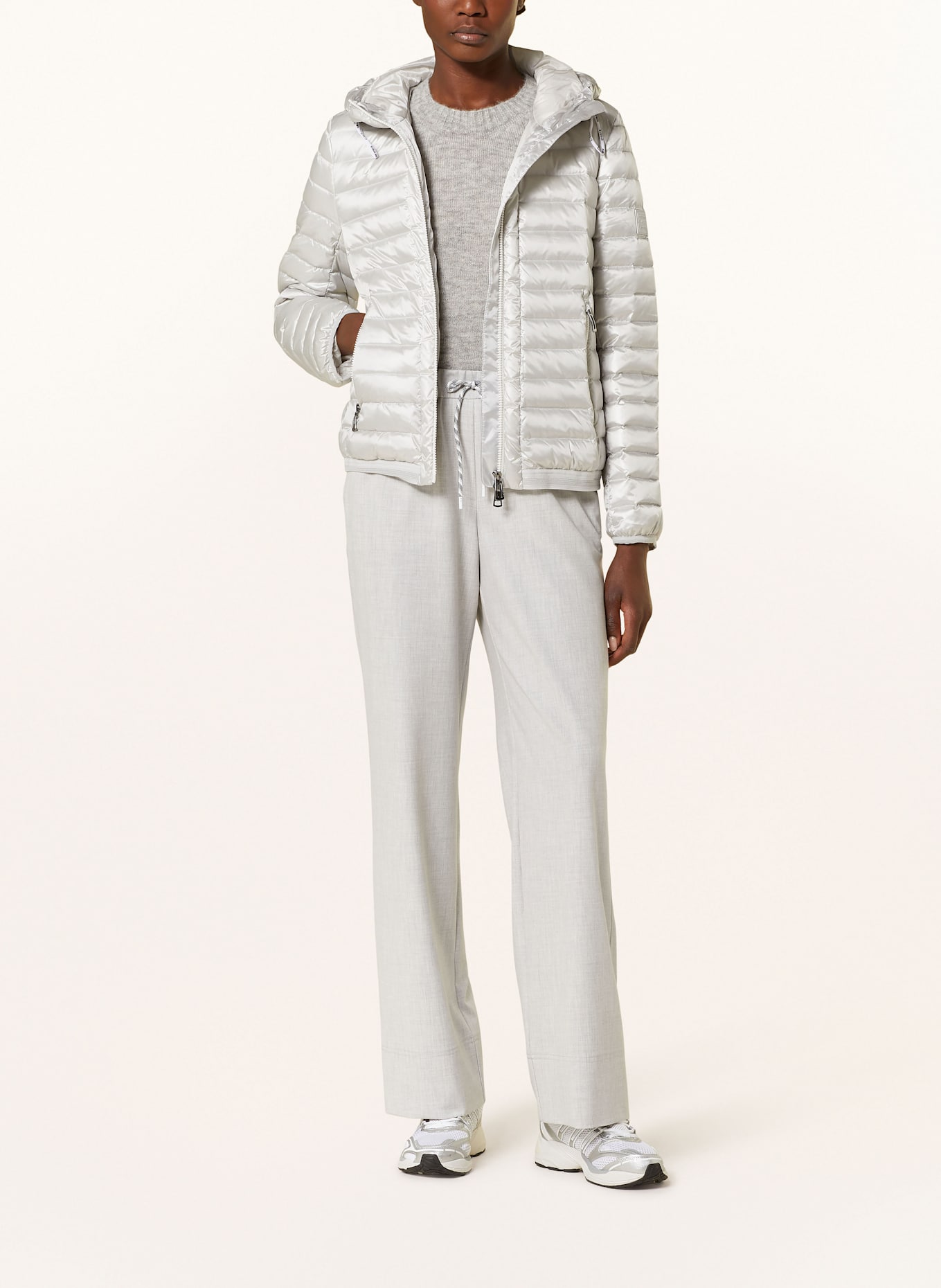 MARC CAIN Lightweight-Daunenjacke: 803 silver cloud