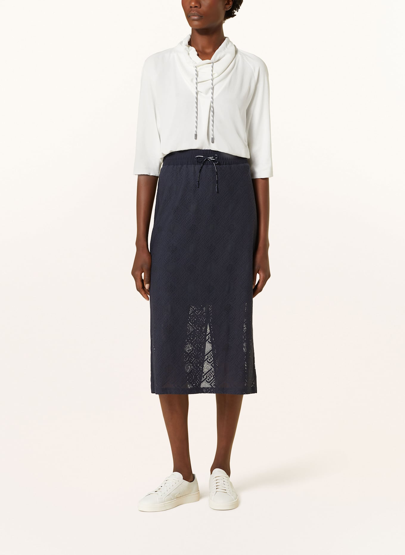 MARC CAIN Blusenshirt im Materialmix mit 3/4-Arm: 110 off