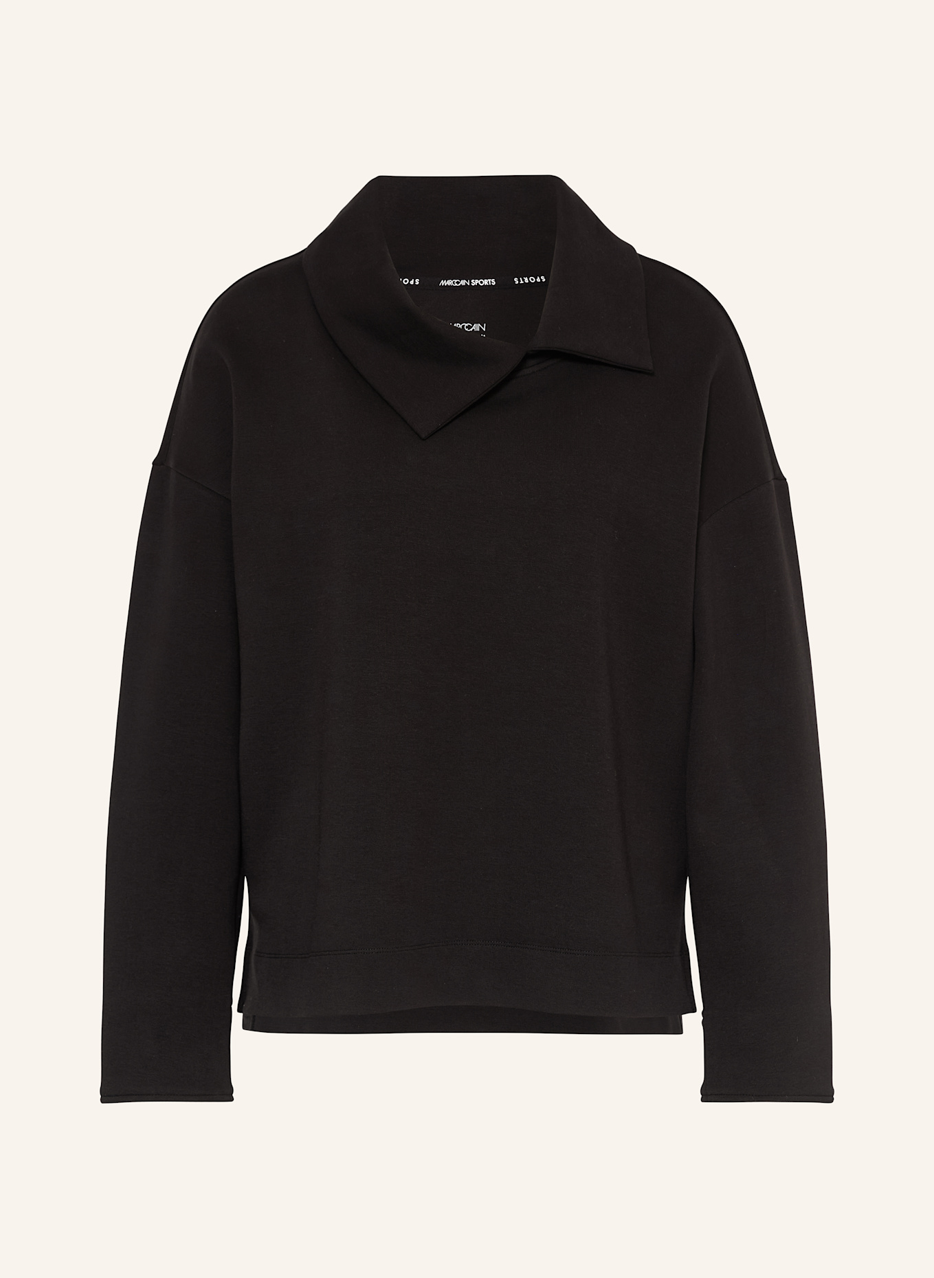 MARC CAIN Sweatshirt: 900 BLACK