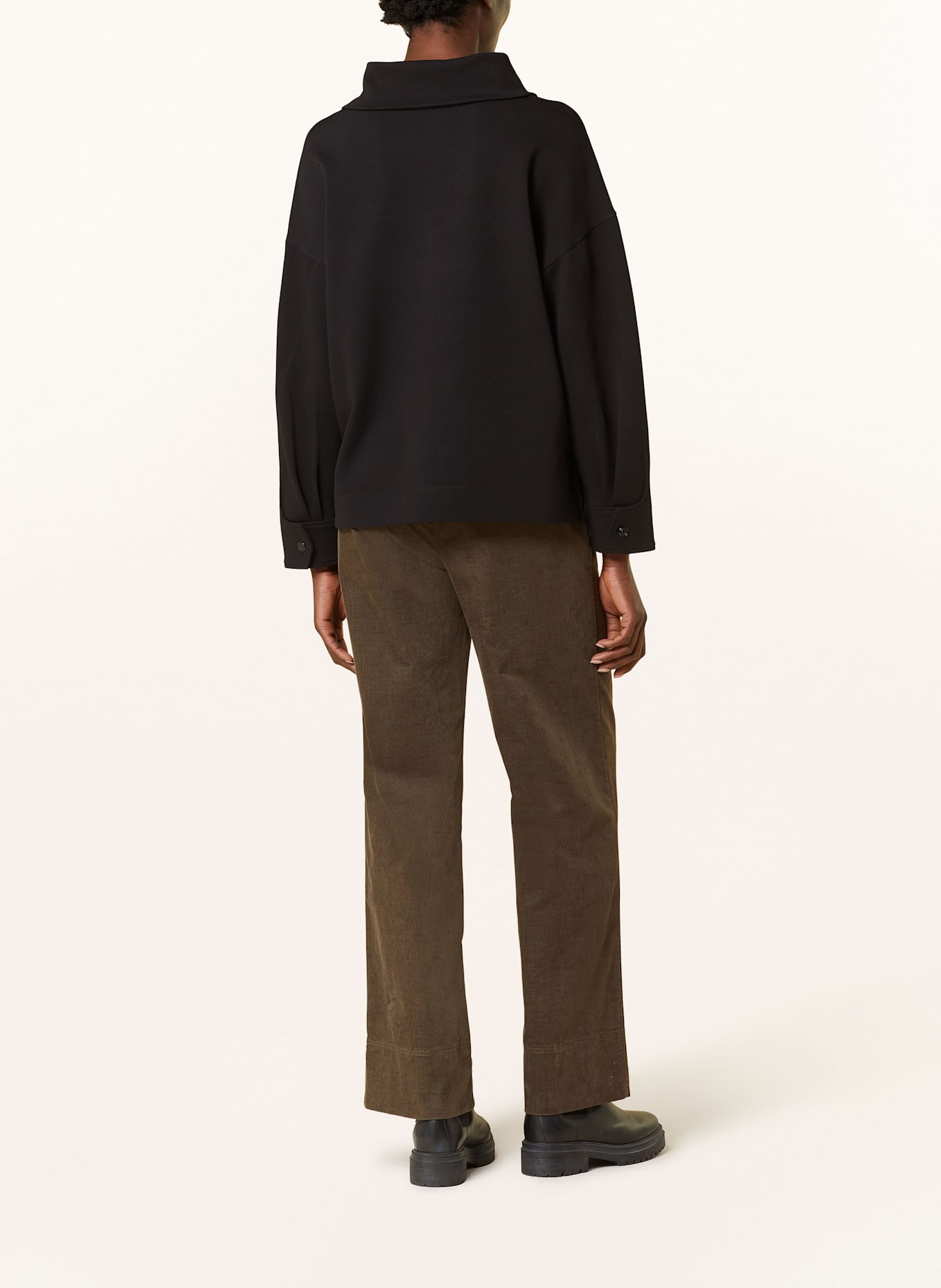 MARC CAIN Sweatshirt: 900 BLACK