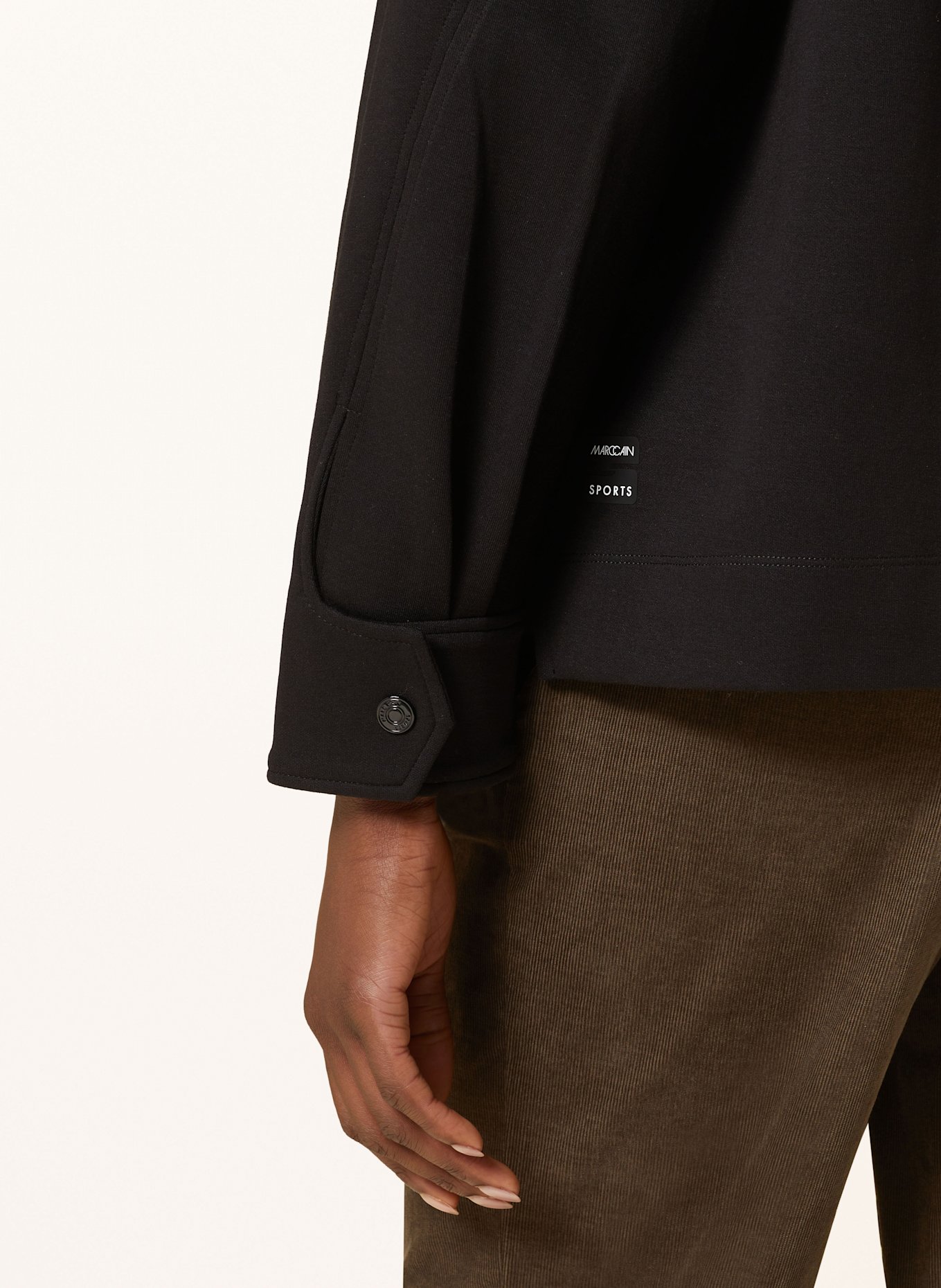 MARC CAIN Sweatshirt: 900 BLACK