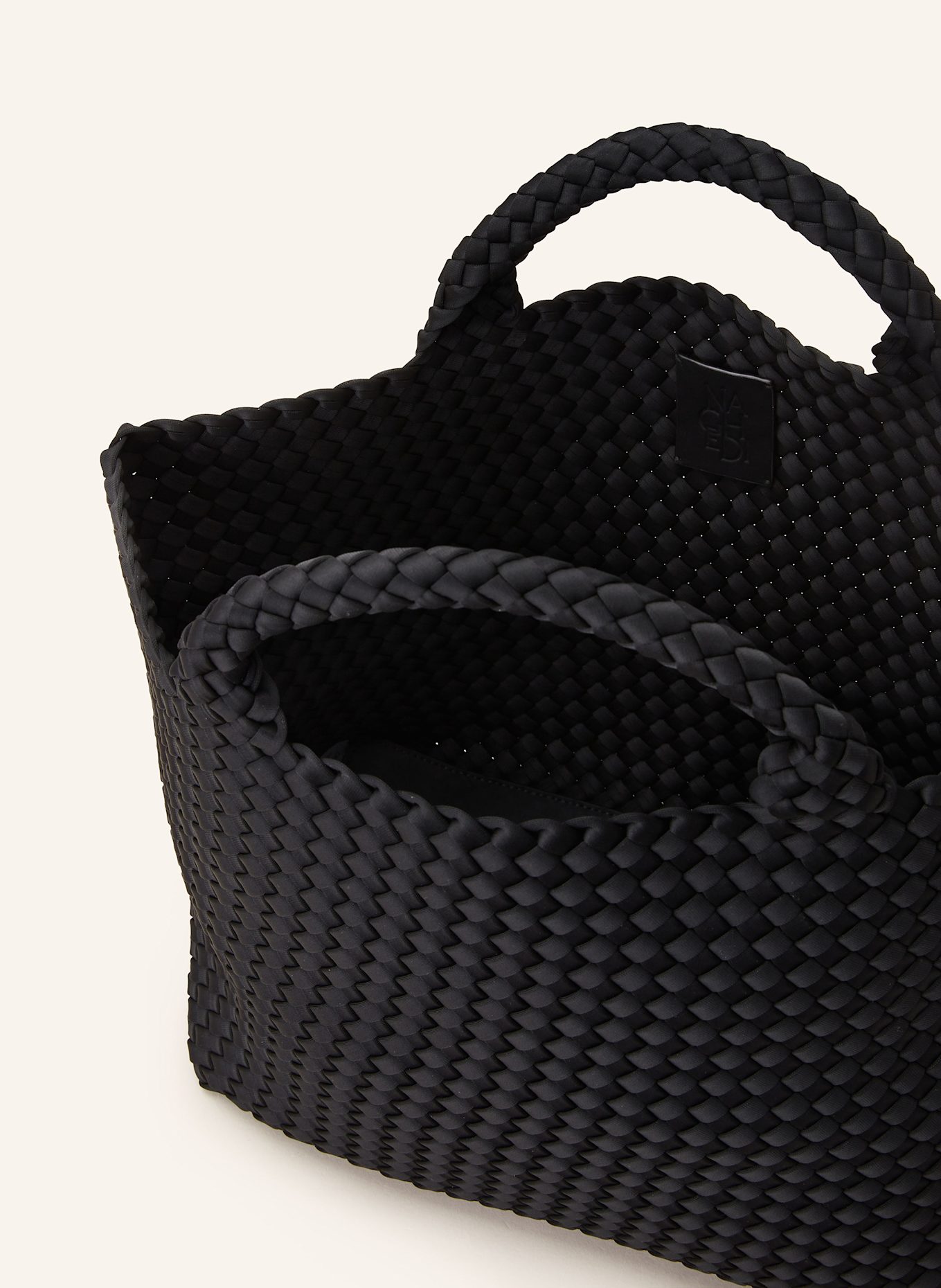 Naghedi Handtasche ST BARTHS MEDIUM mit Pouch: SCHWARZ