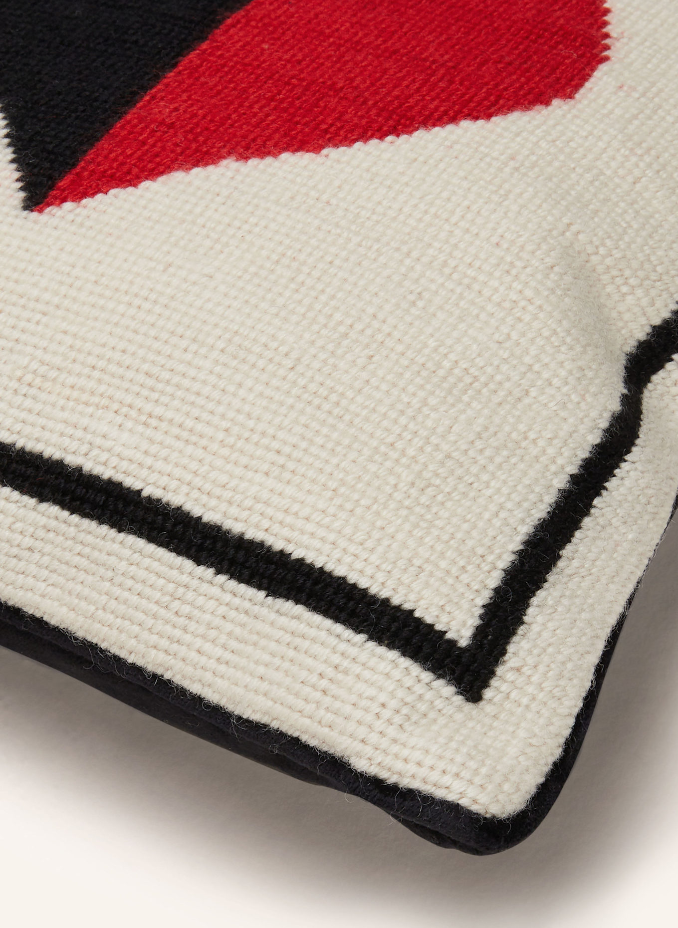 JONATHAN ADLER Dekokissen HEARTS: WEISS/ SCHWARZ/ ROT