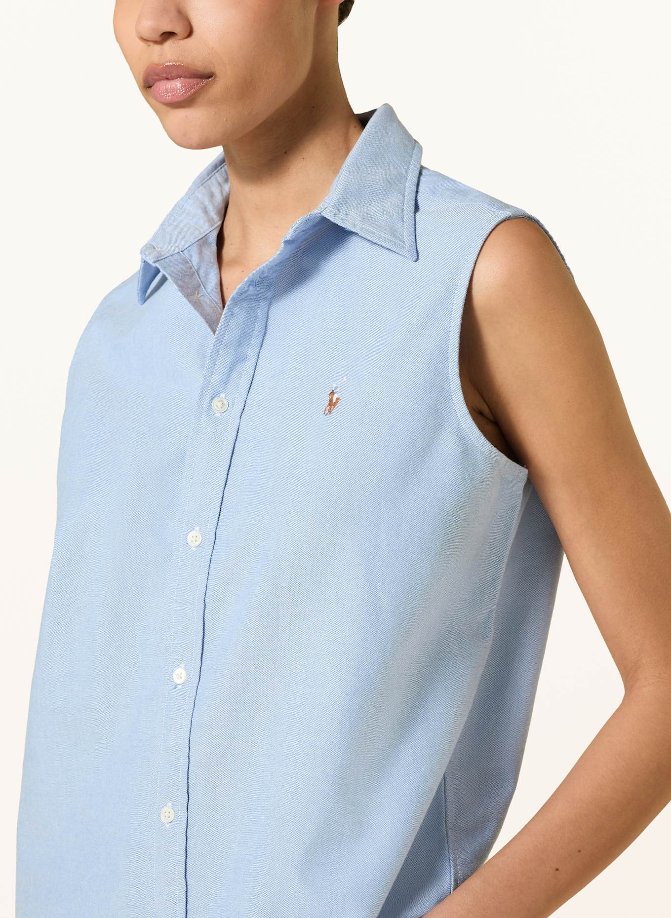 POLO RALPH LAUREN Blusentop: HELLBLAU