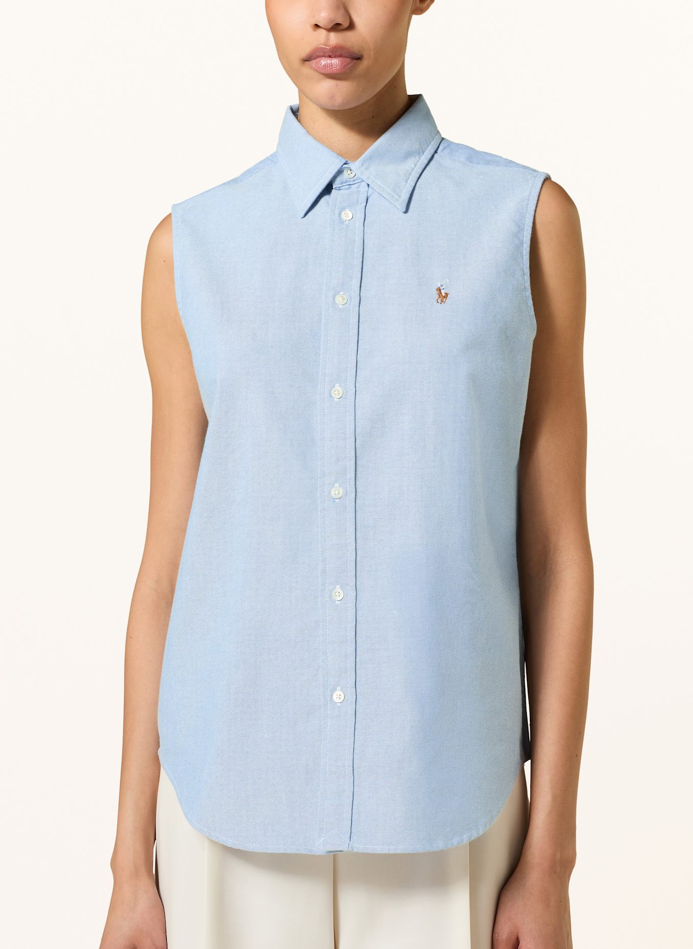POLO RALPH LAUREN Blusentop: HELLBLAU