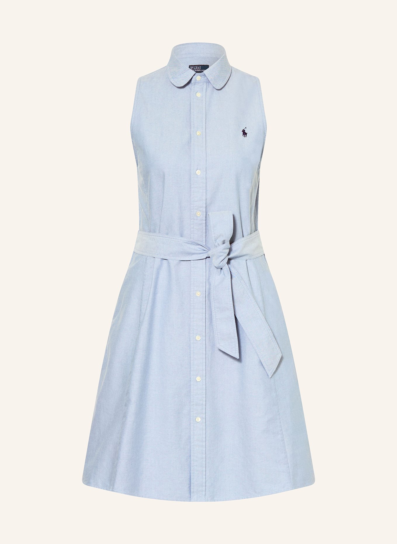 POLO RALPH LAUREN Hemdblusenkleid: HELLBLAU