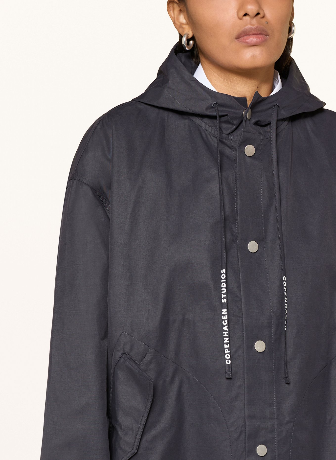 COPENHAGEN STUDIOS Regenmantel CPH COAT 2: DUNKELBLAU