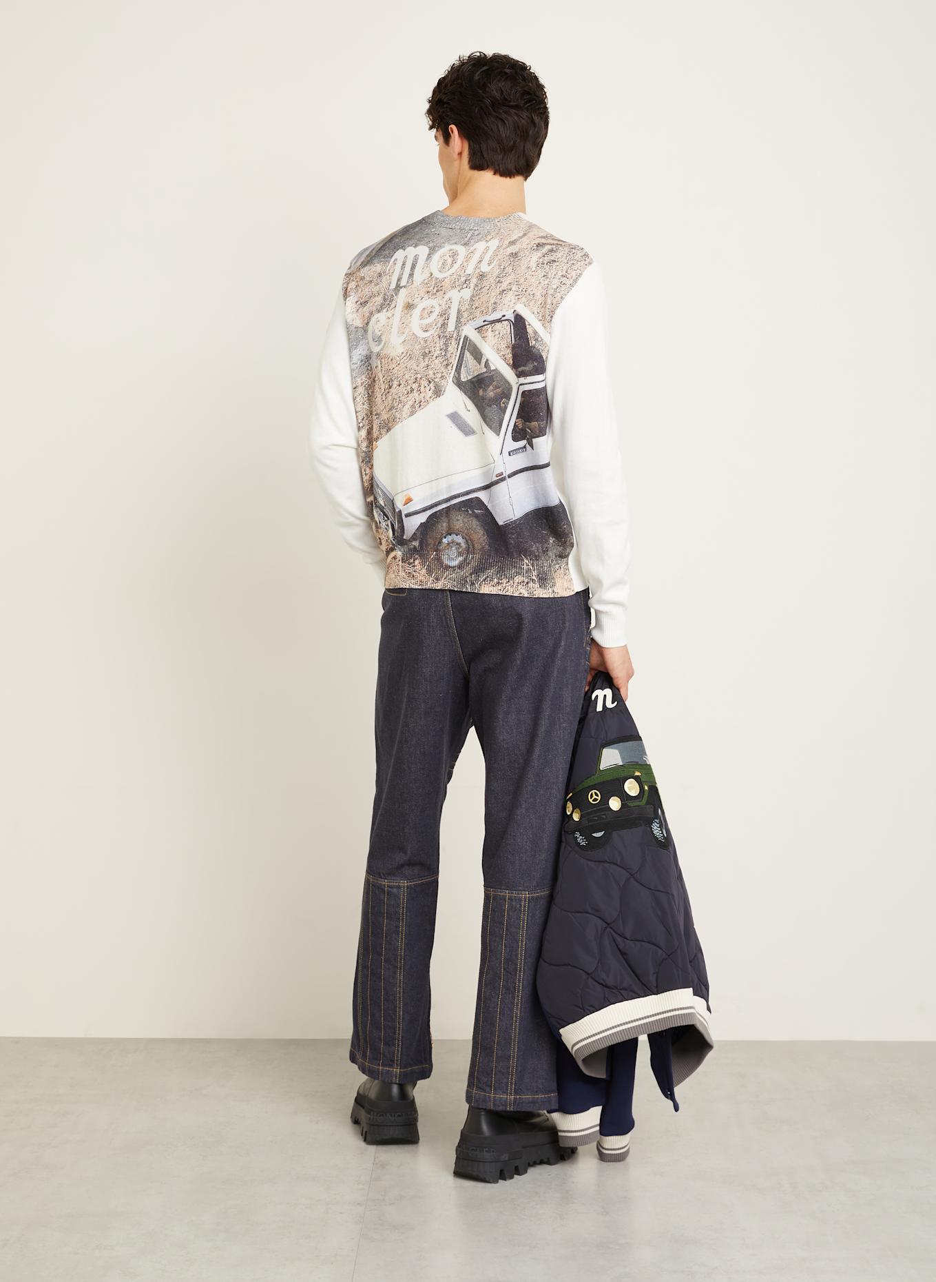 MONCLER Sweater: WHITE (Image 2)