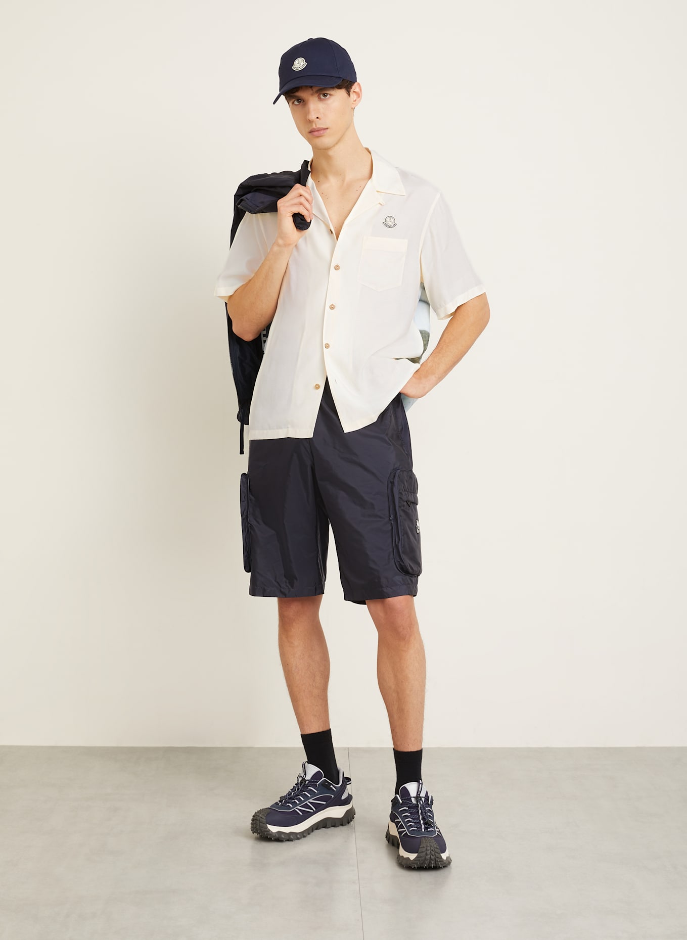 MONCLER Hemd Comfort Fit: ECRU