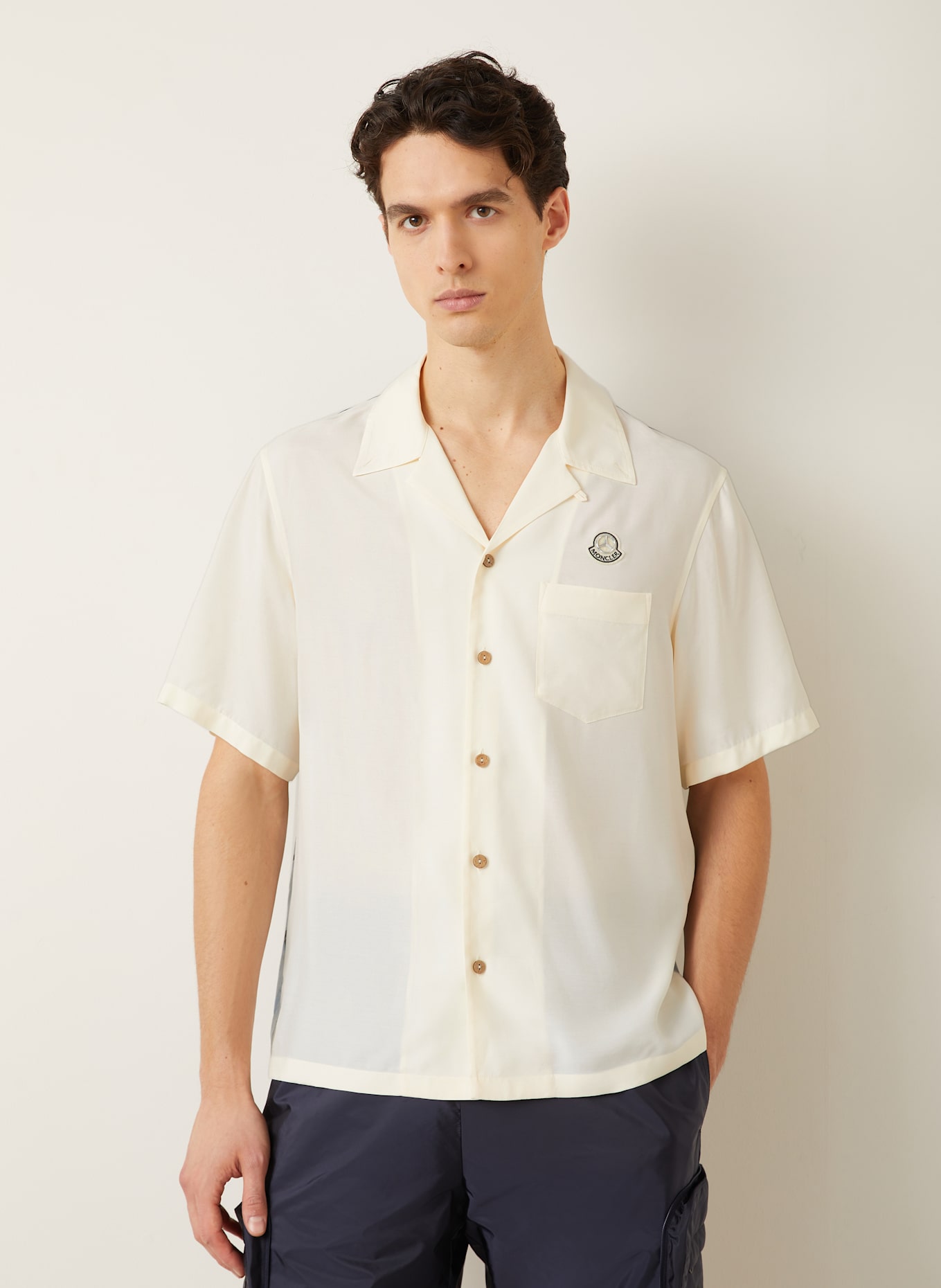 MONCLER Hemd Comfort Fit: ECRU