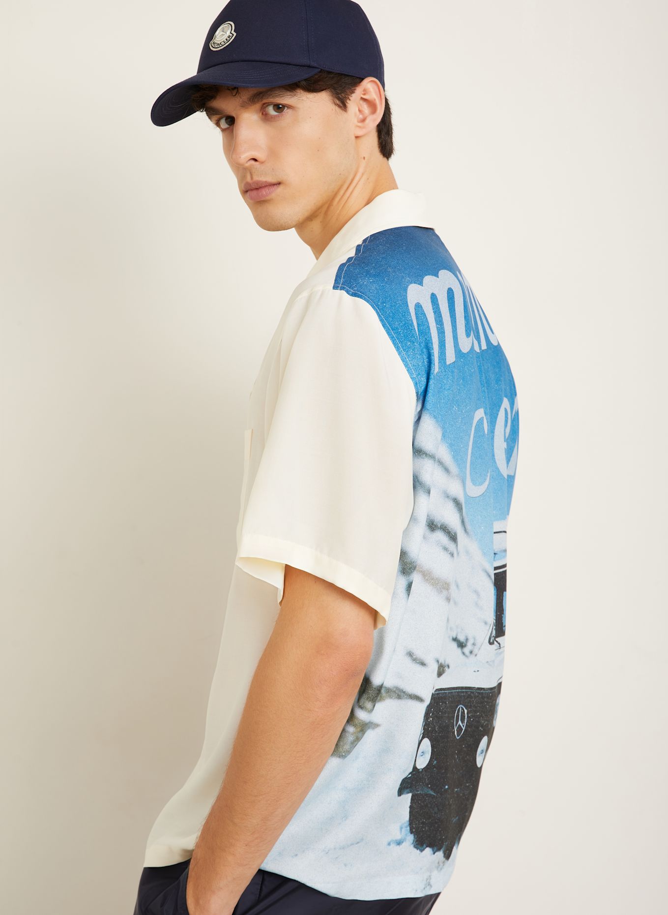 MONCLER Hemd Comfort Fit: ECRU