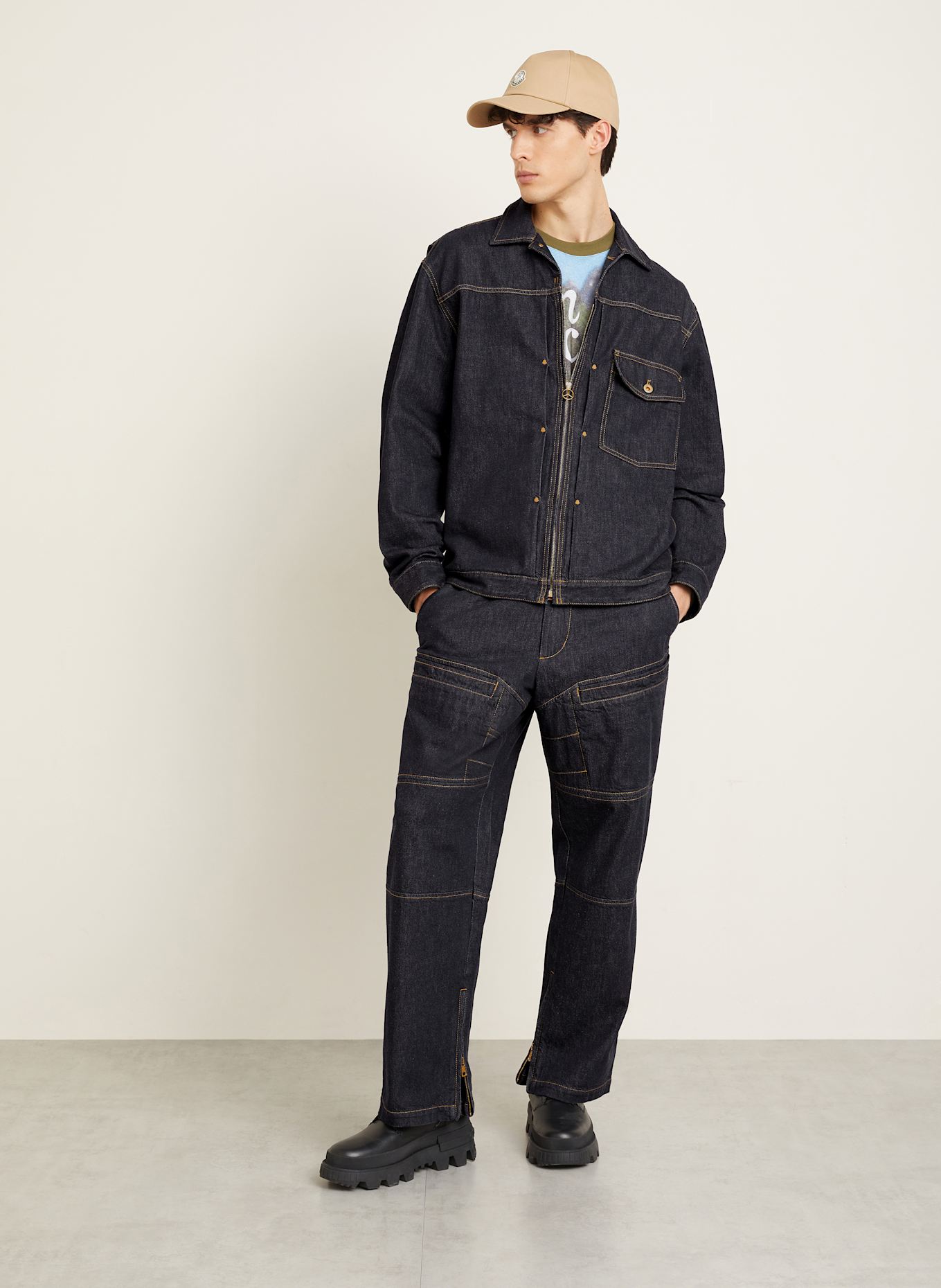 MONCLER Jeansjacke NEPIT: DUNKELBLAU
