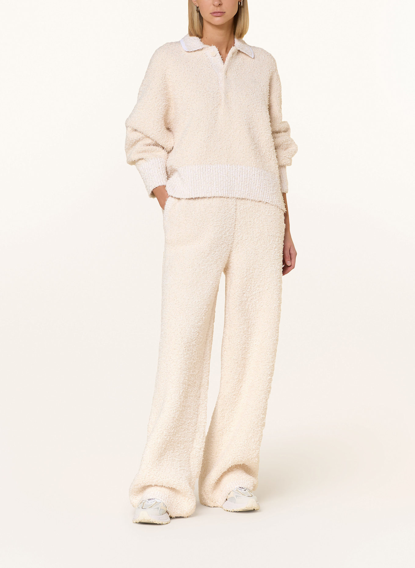 LACOSTE Pullover LUCAS: ECRU