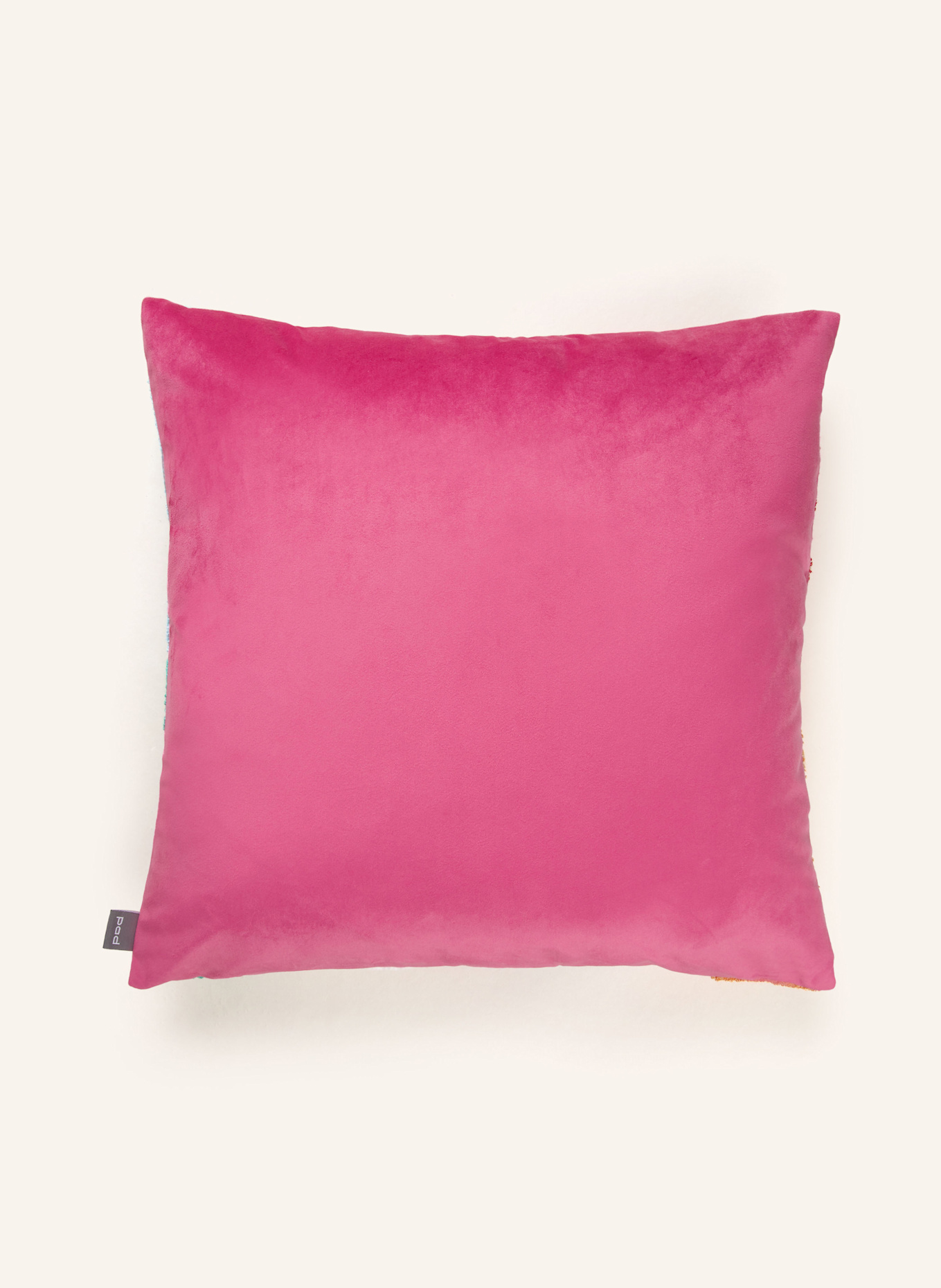 PAD Dekokissenhülle LETTERS: PINK/ TÜRKIS/ ORANGE