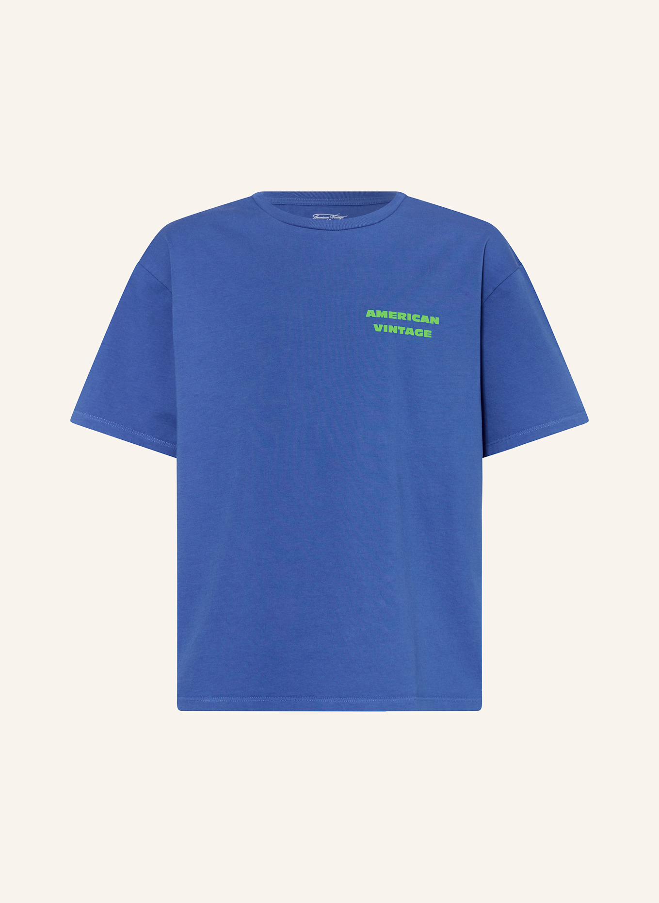 American Vintage Tričko FIZVALLEY: MODRÁ