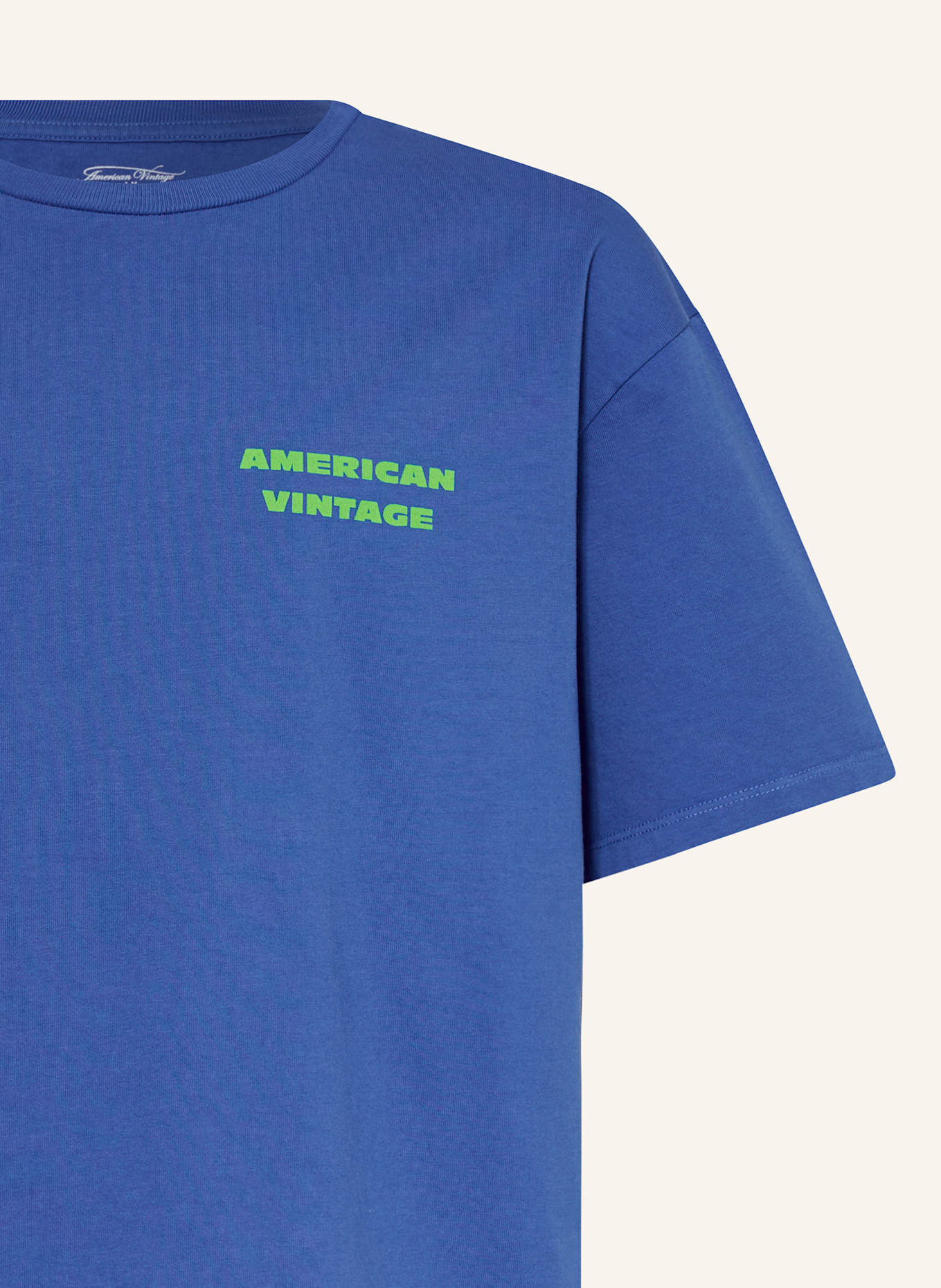 American Vintage Tričko FIZVALLEY: MODRÁ