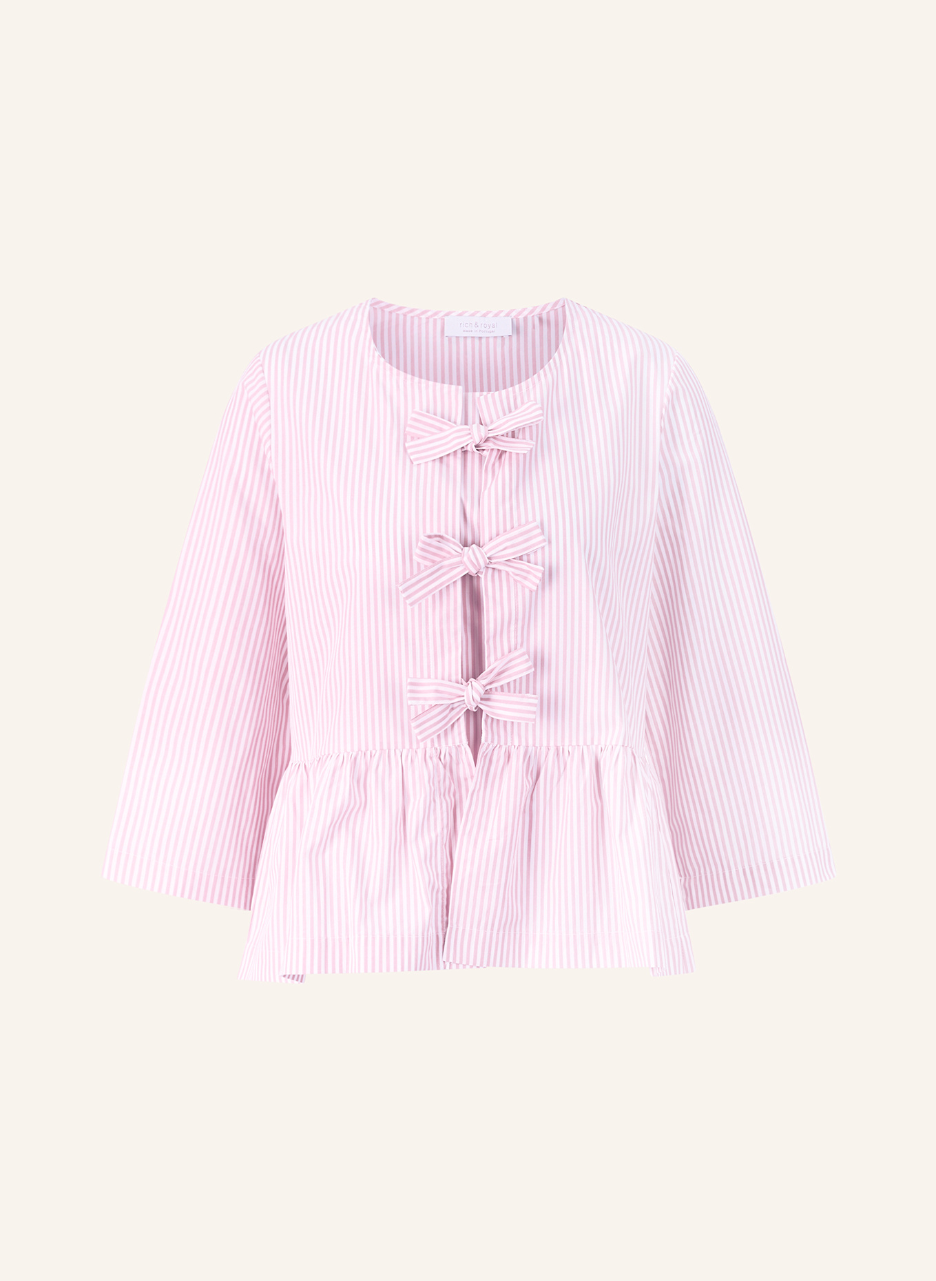 Rich & Royal Bluse: ROSA / WEISS