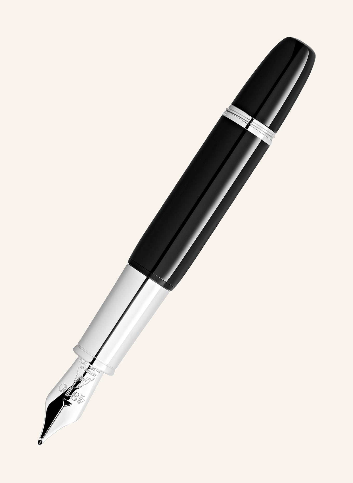 MONTBLANC Cartridge fountain pen HERITAGE ROUGE ET NOIR BABY SPECIAL EDITION BLACK: BLACK