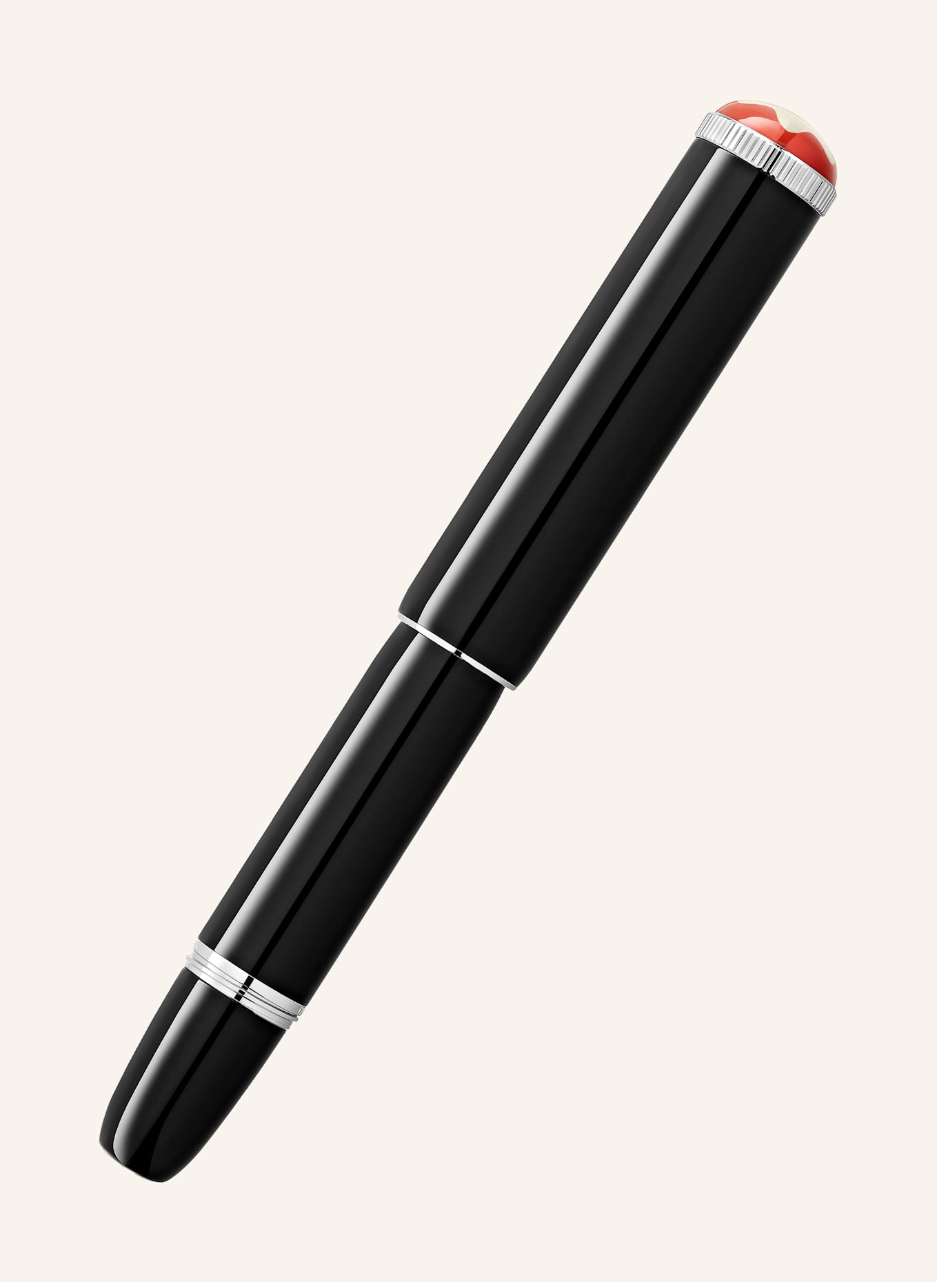 MONTBLANC Cartridge fountain pen HERITAGE ROUGE ET NOIR BABY SPECIAL EDITION BLACK: BLACK