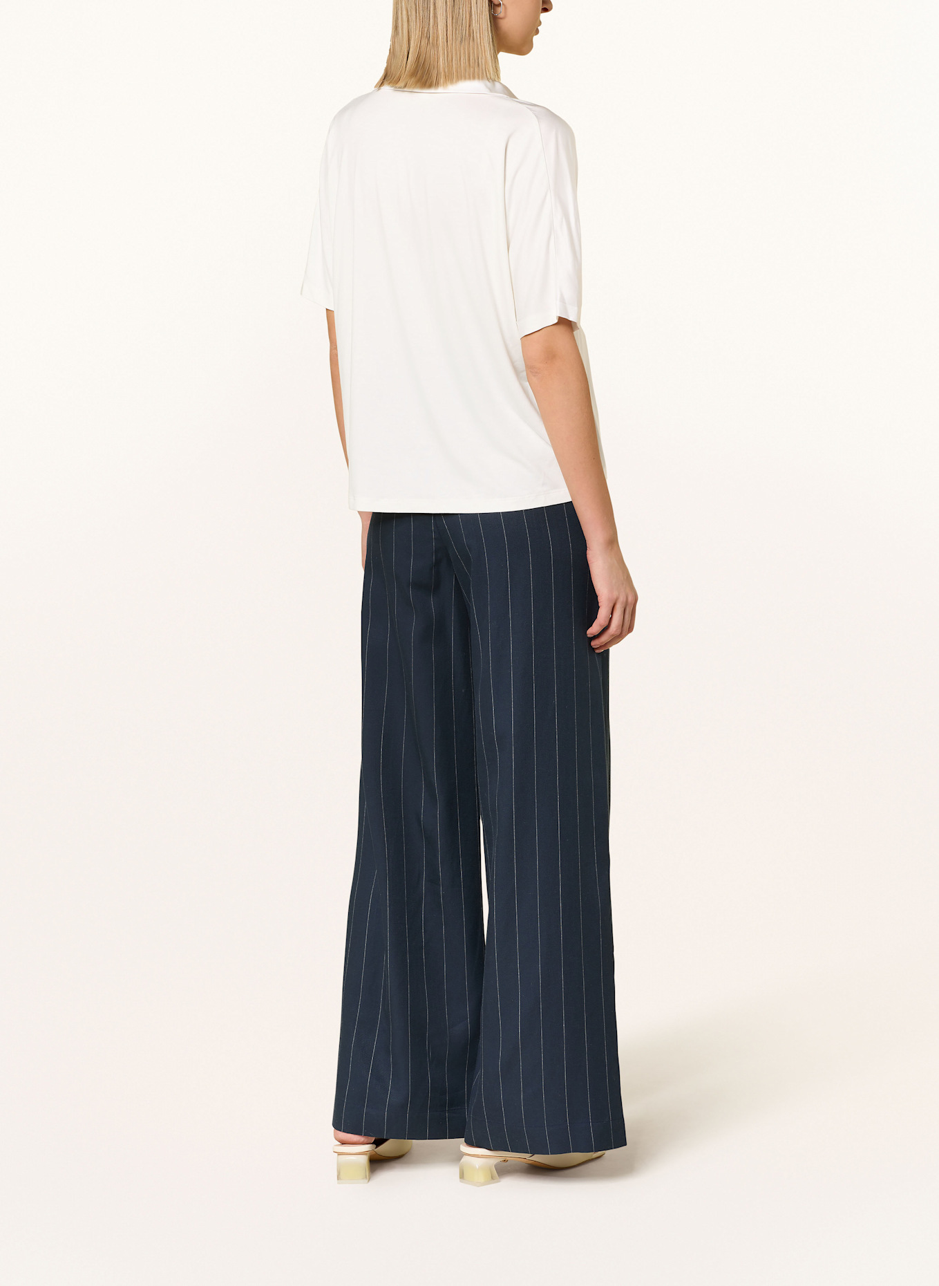 someday Bluzka KELUCY z mieszanki materiałów: ECRU