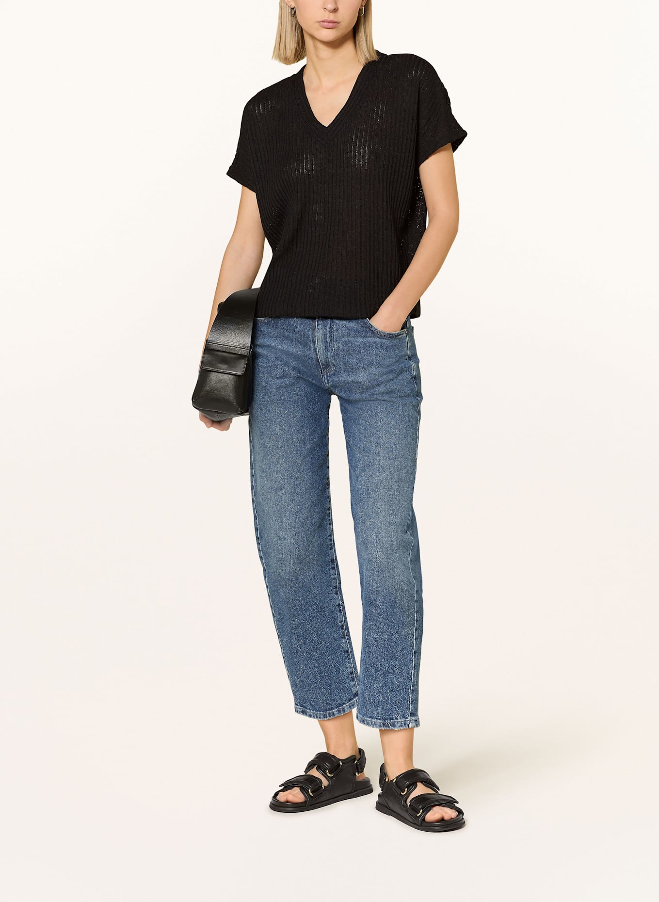 someday Strickshirt USADIE: SCHWARZ