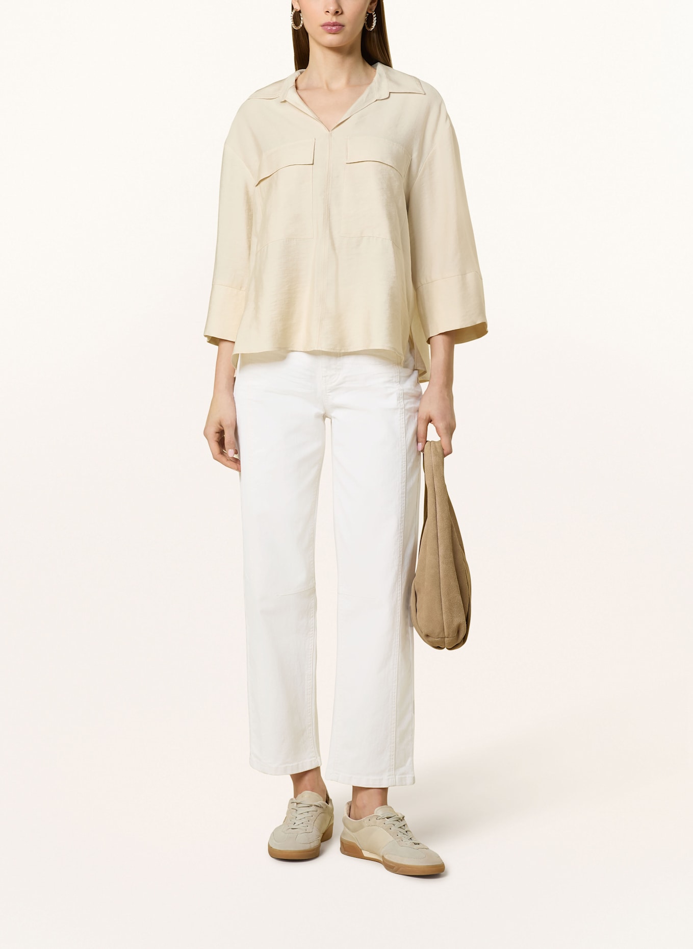 OPUS 7/8-Jeans LOLAH: CREME