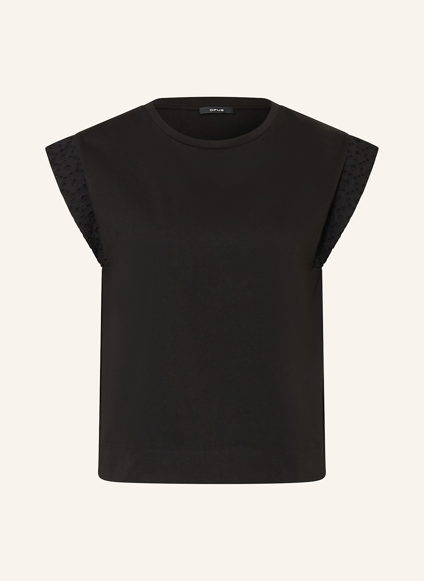 OPUS T-shirt SALLSO: NOIR