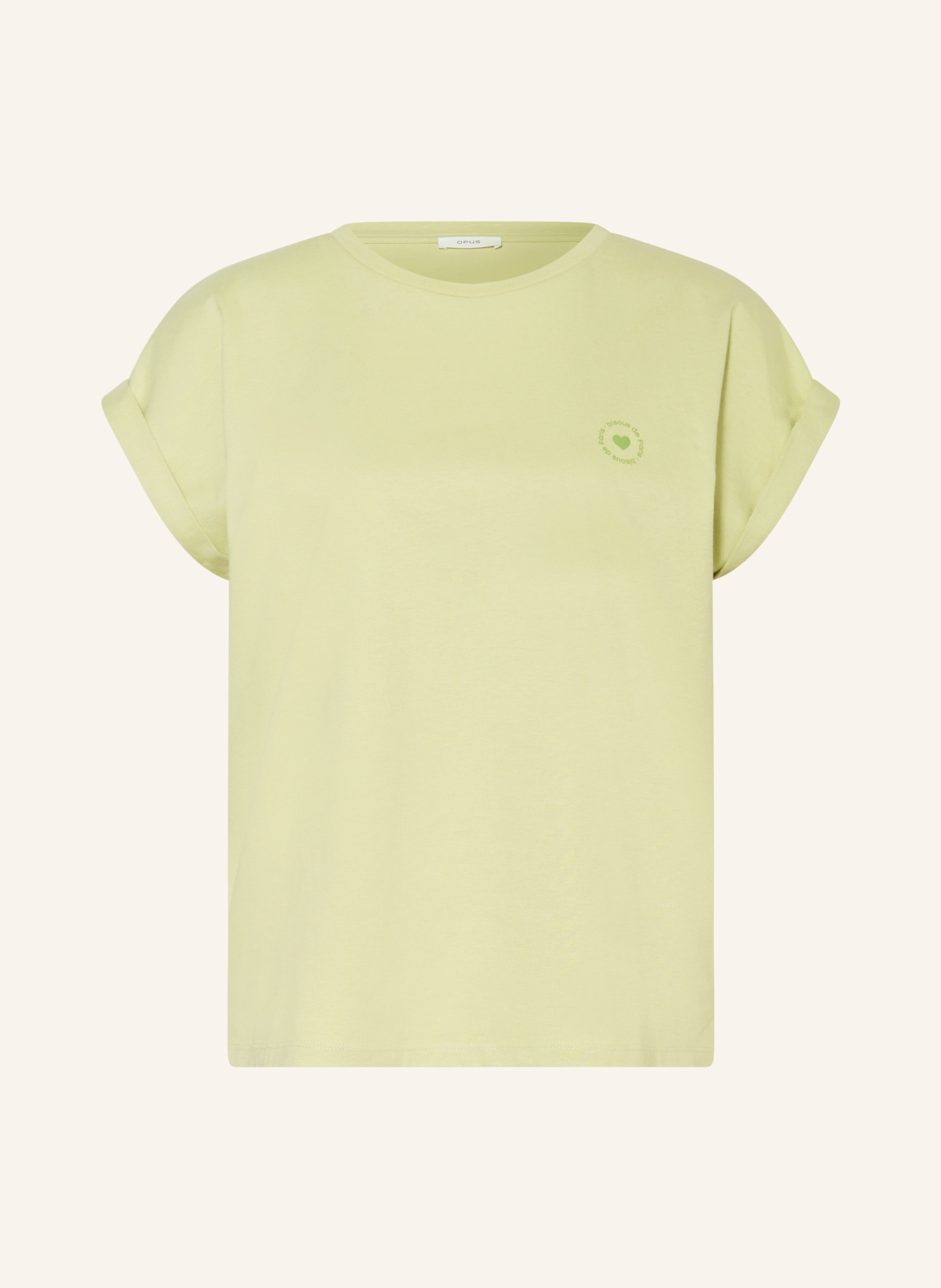 OPUS T-Shirt SPARIS: HELLGRÜN