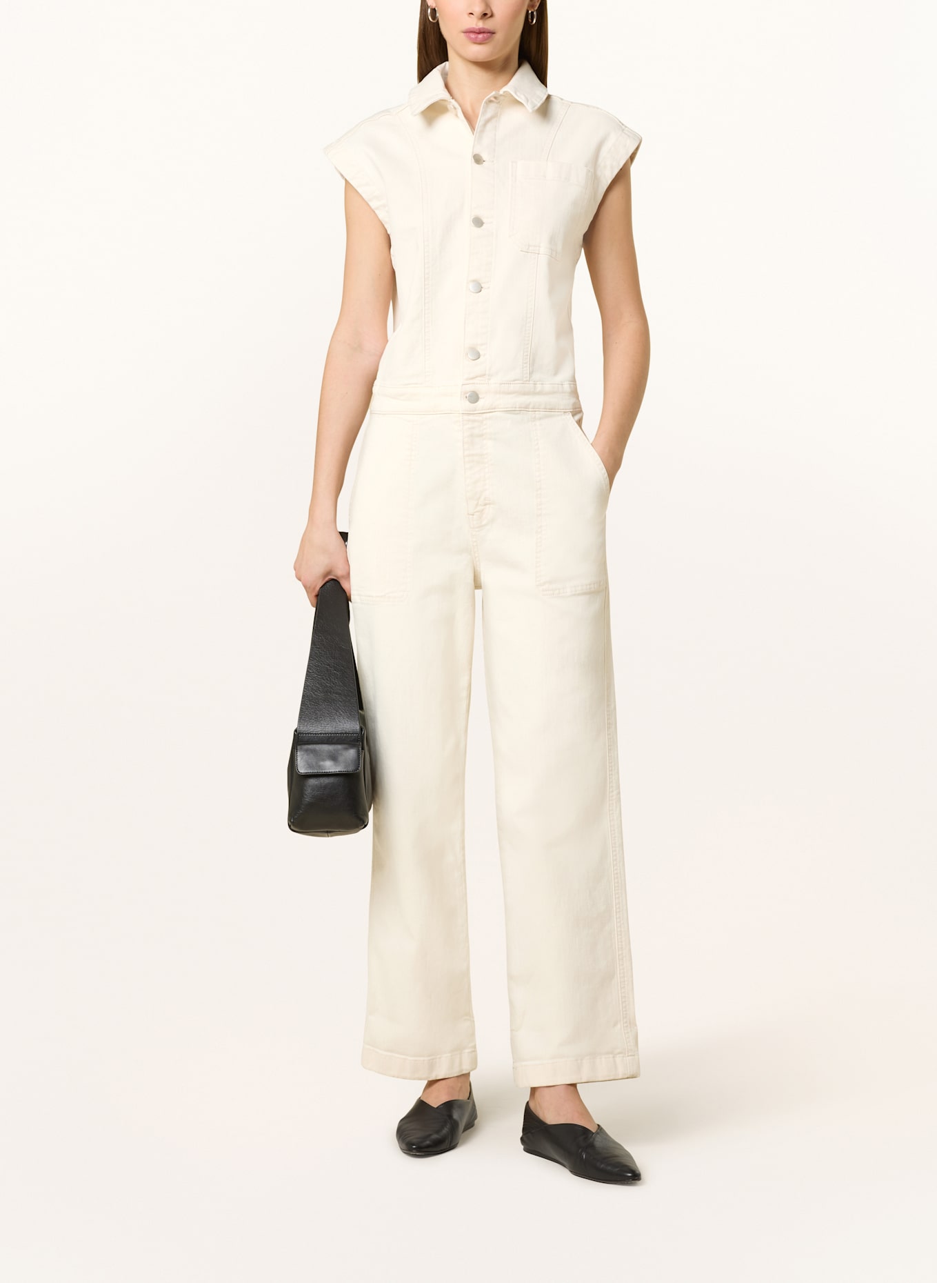 OPUS Jeans-Jumpsuit MALVIE: CREME