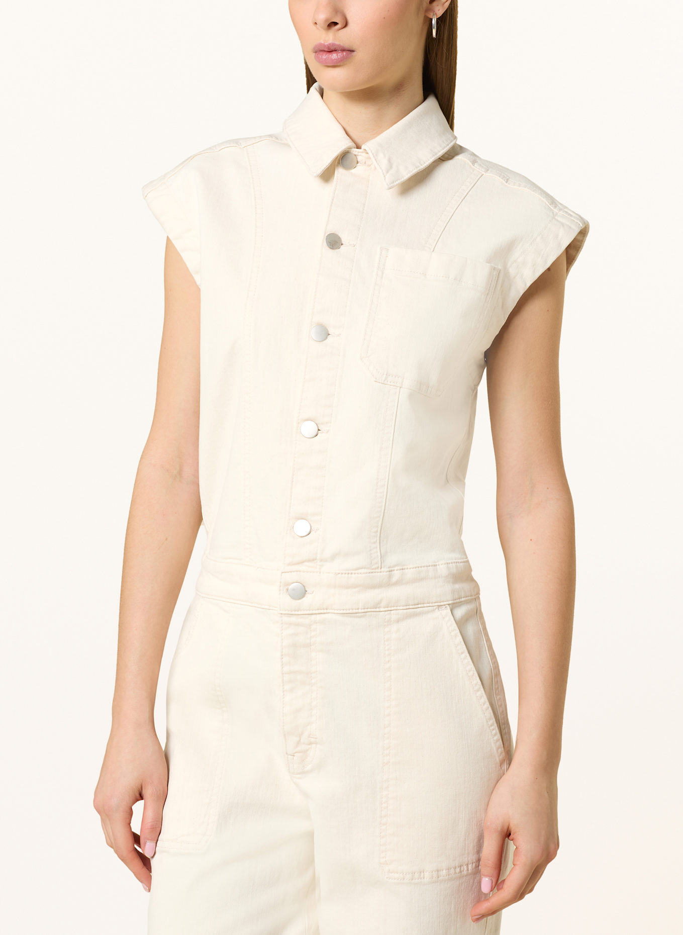 OPUS Jeans-Jumpsuit MALVIE: CREME