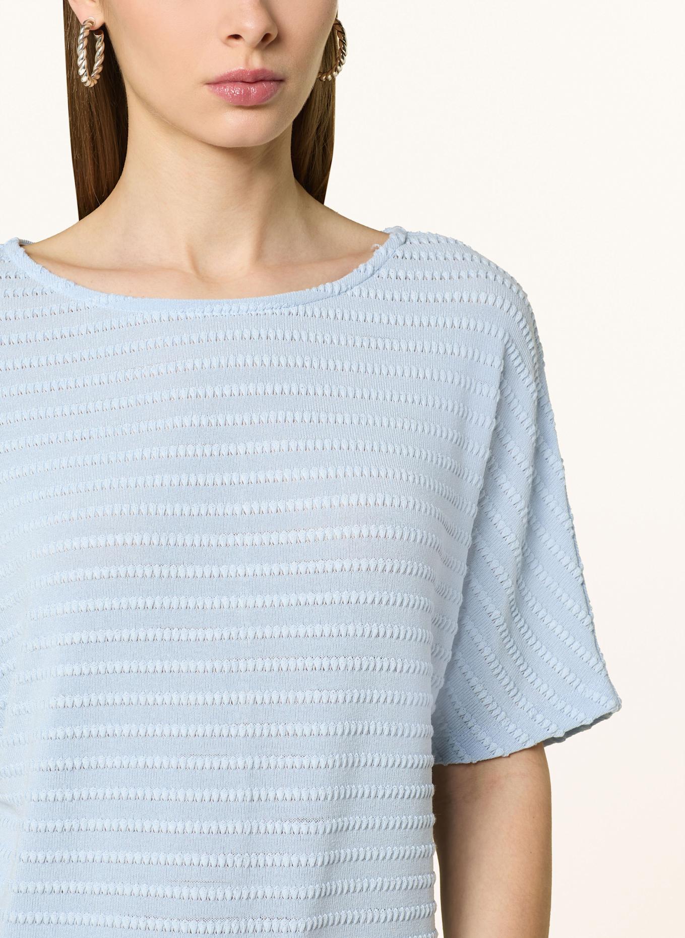 OPUS Strickshirt SARONJI: HELLBLAU