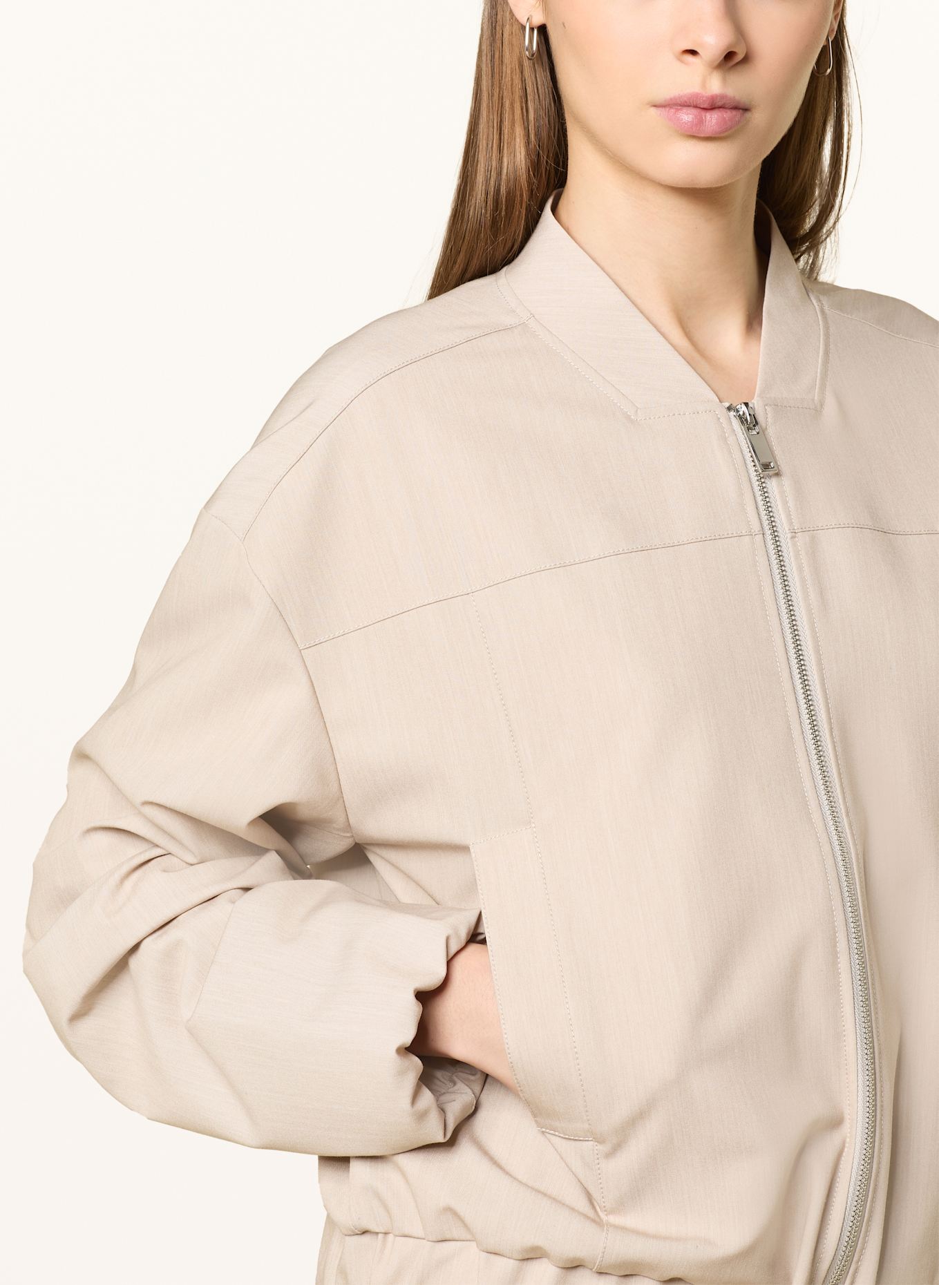 OPUS Bomber jacket JELEN: BEIGE