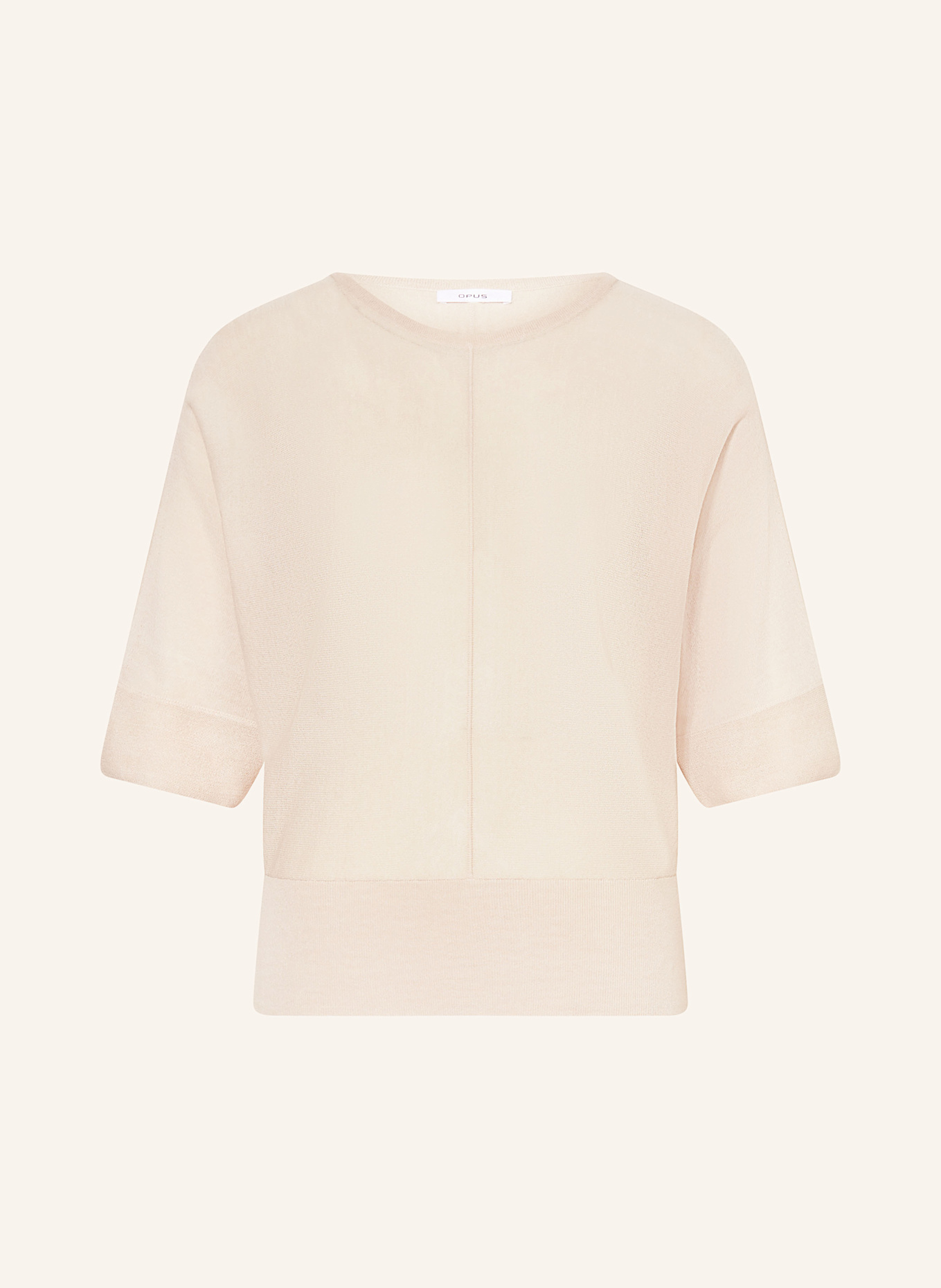 OPUS Strickshirt PERONIKA: CREME