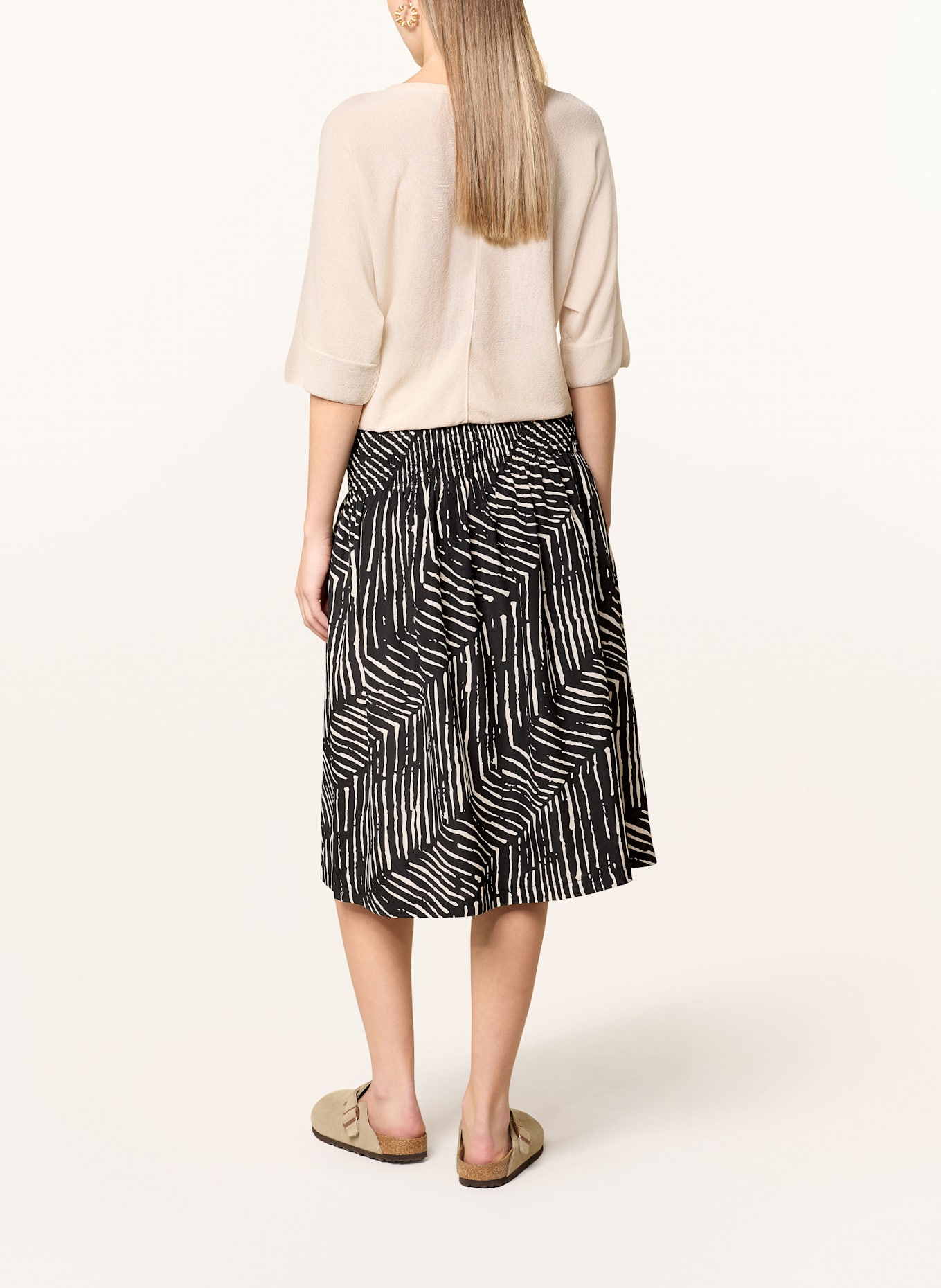 OPUS Strickshirt PERONIKA: CREME