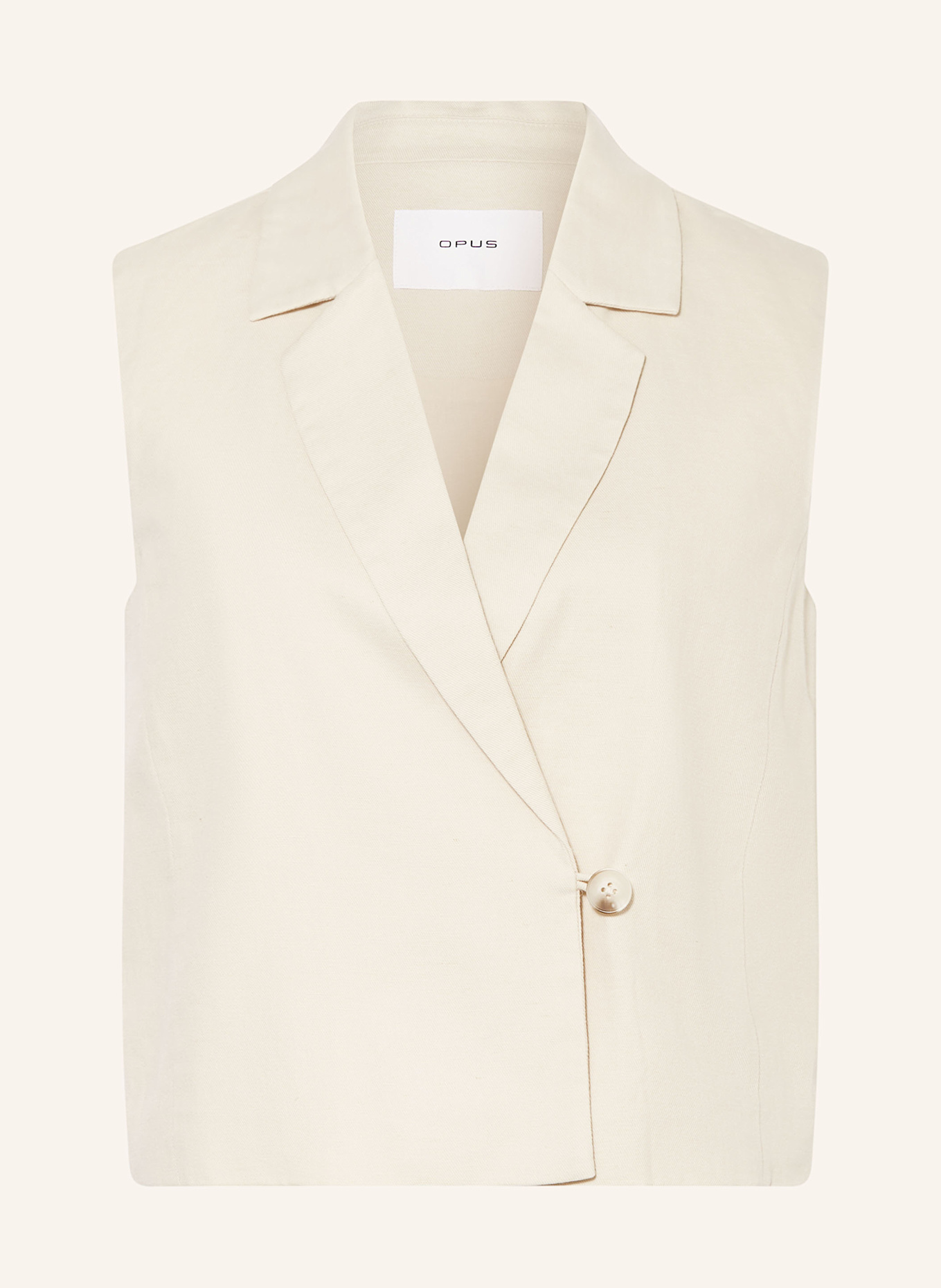 OPUS Blazerweste WINO: CREME