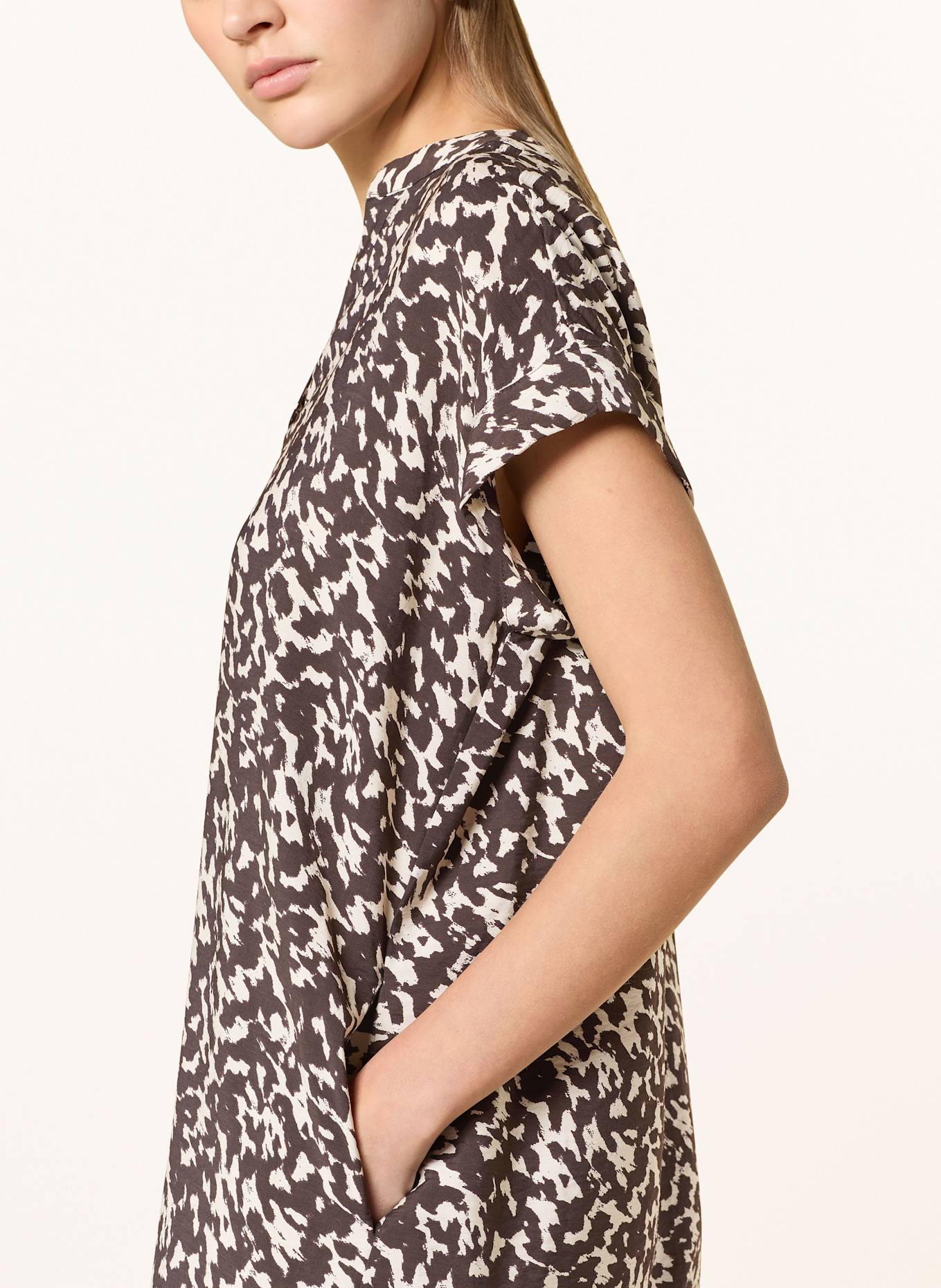 OPUS Kleid WULARA: BRAUN/ ECRU