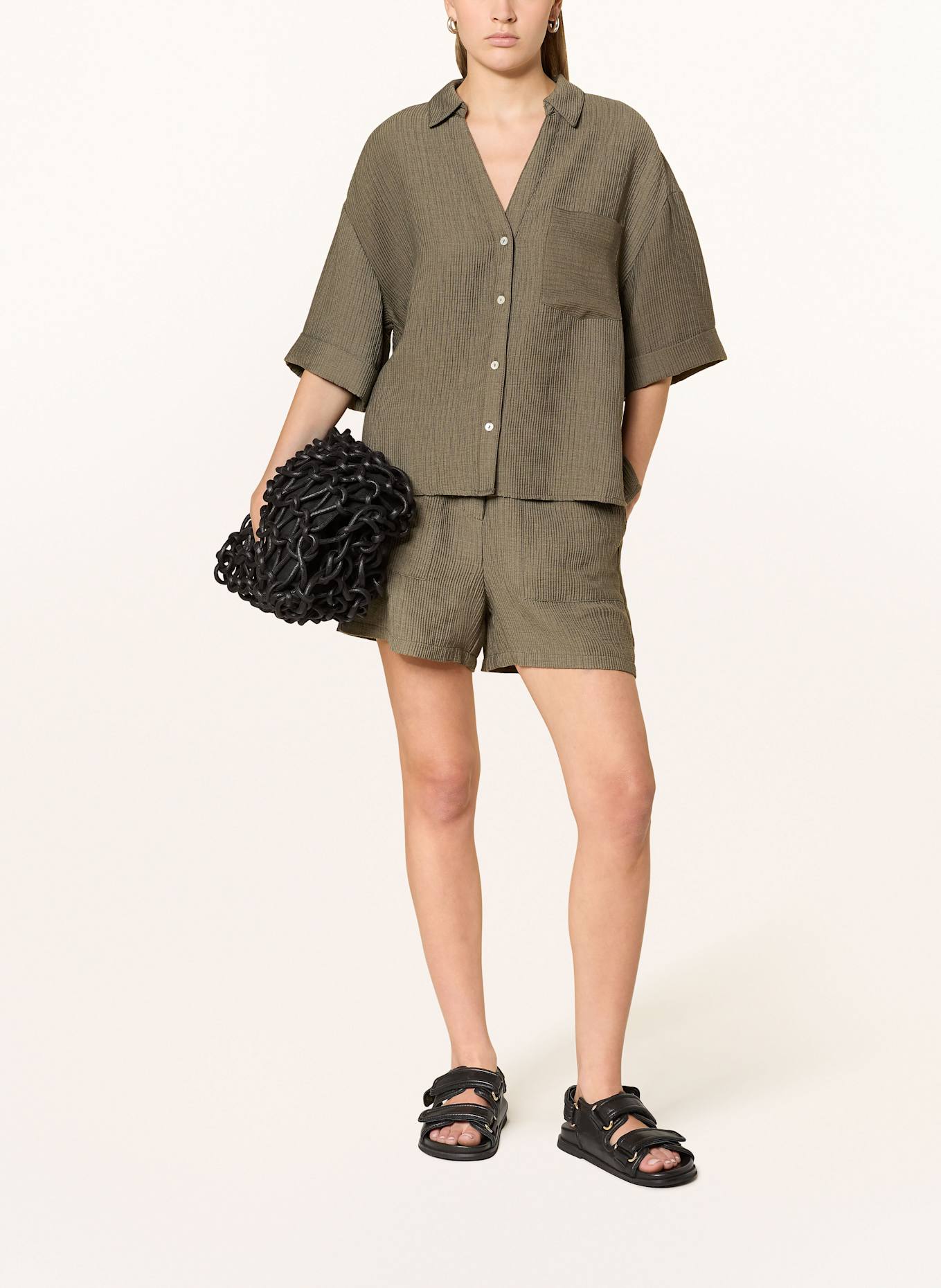 OPUS Shorts MELANE: OLIV