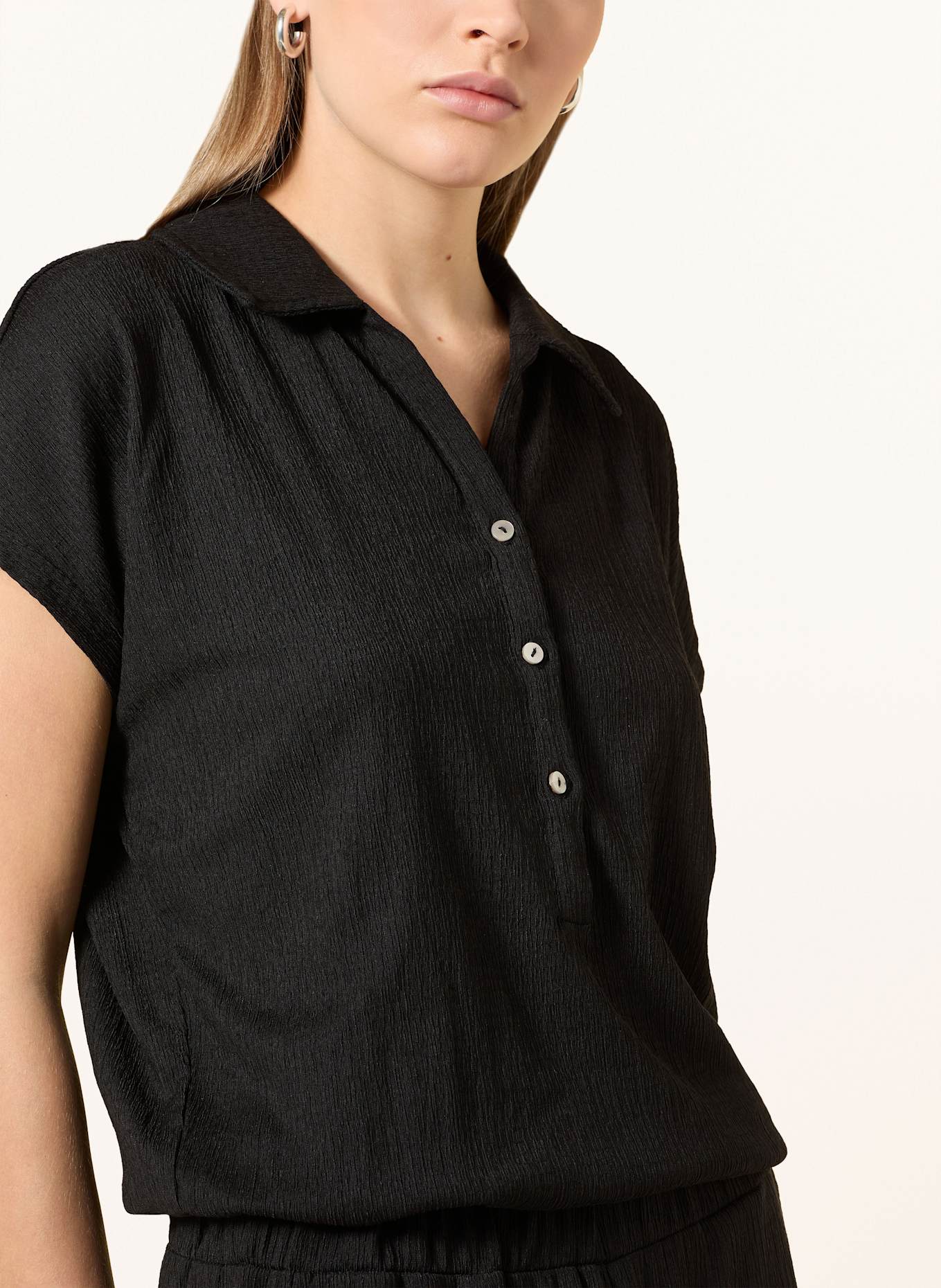OPUS Jumpsuit MELTI: SCHWARZ
