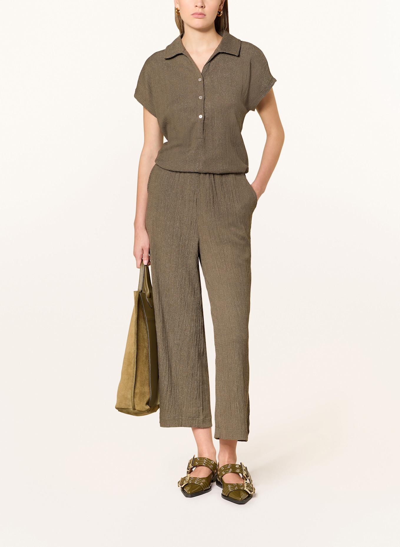 OPUS Jumpsuit MELTI: OLIV
