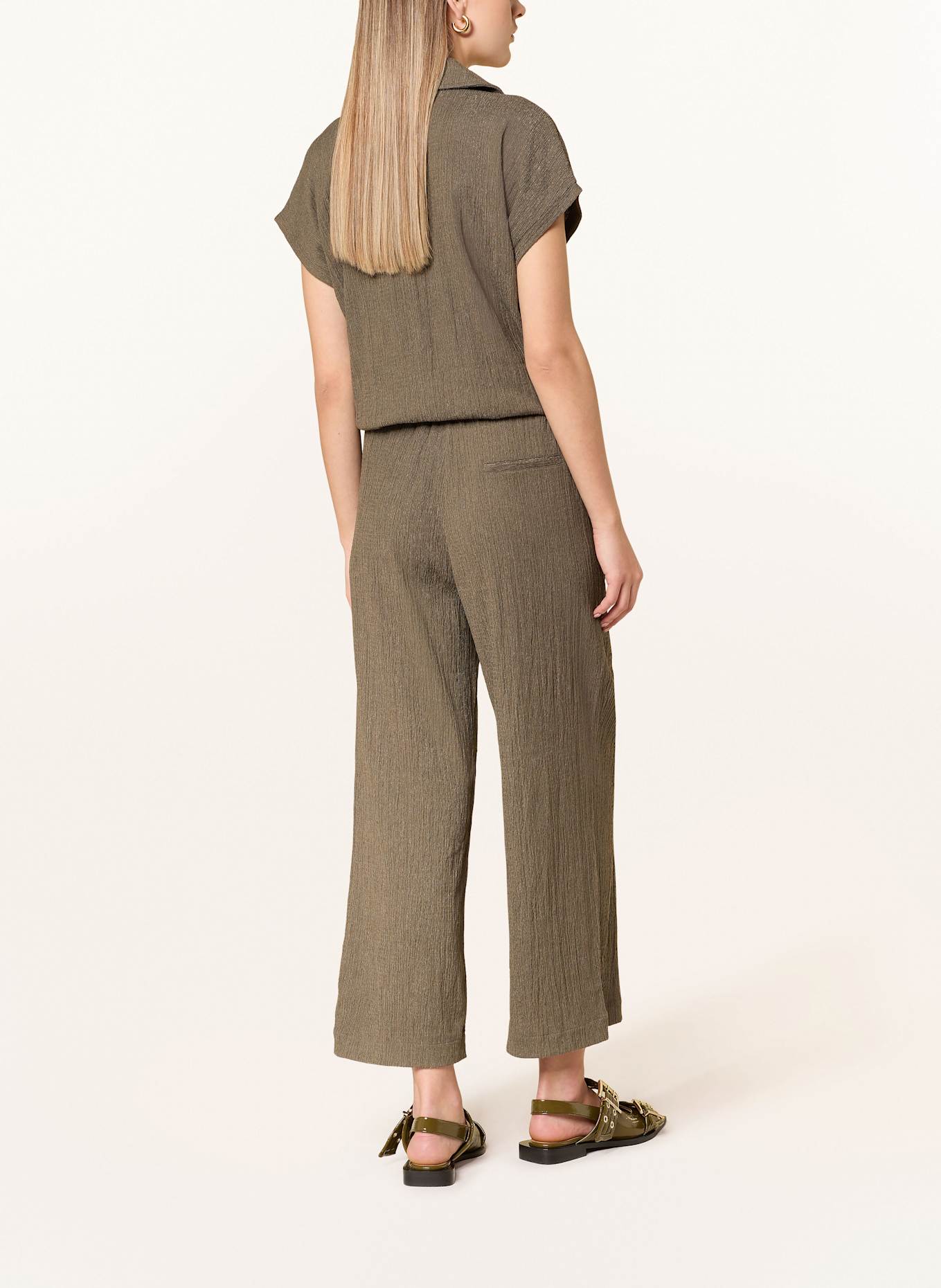 OPUS Jumpsuit MELTI: OLIV