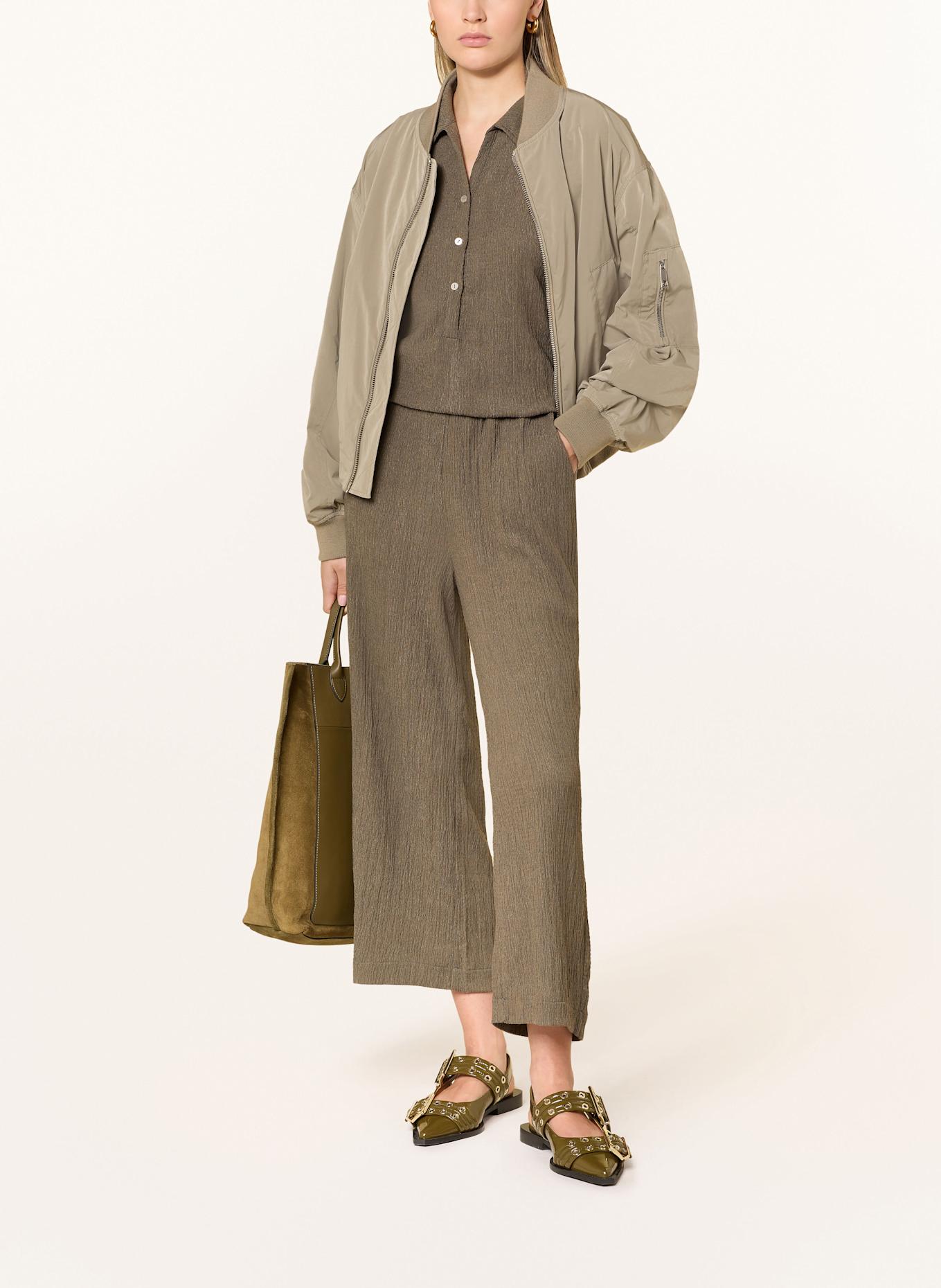 OPUS Jumpsuit MELTI: OLIV